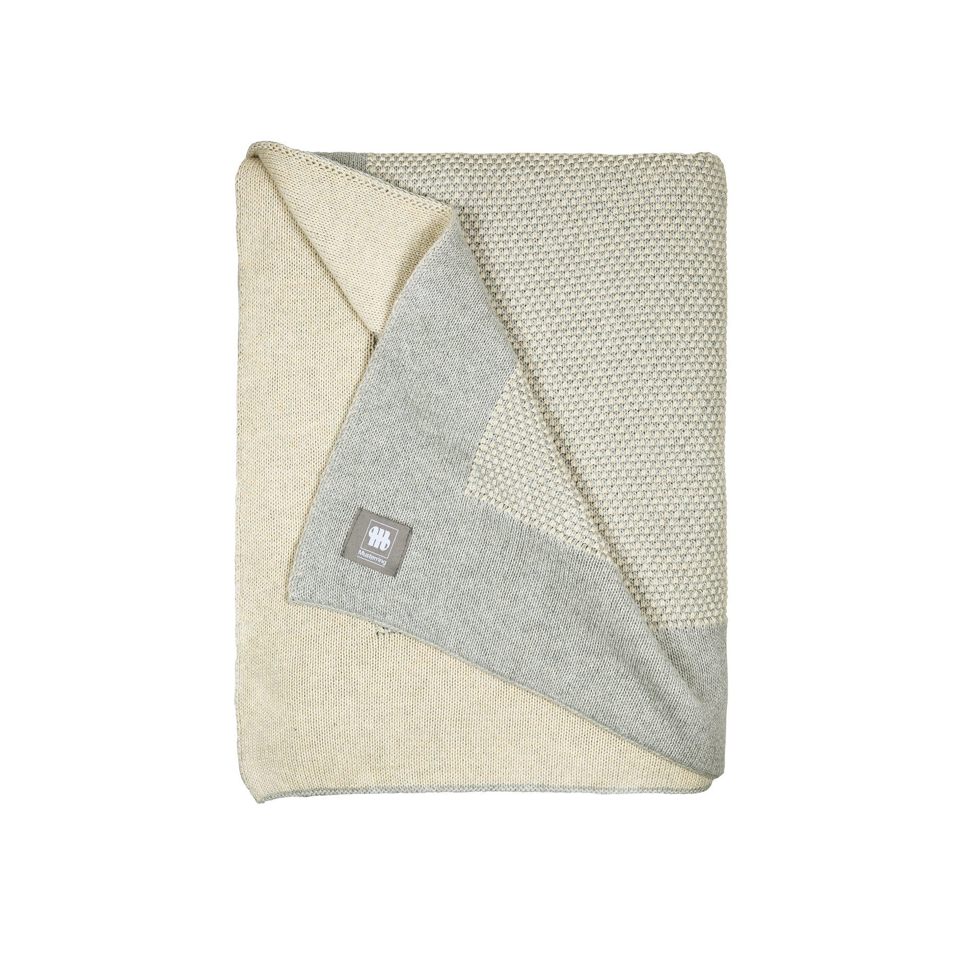 Plaid Knit grau 130x170cm