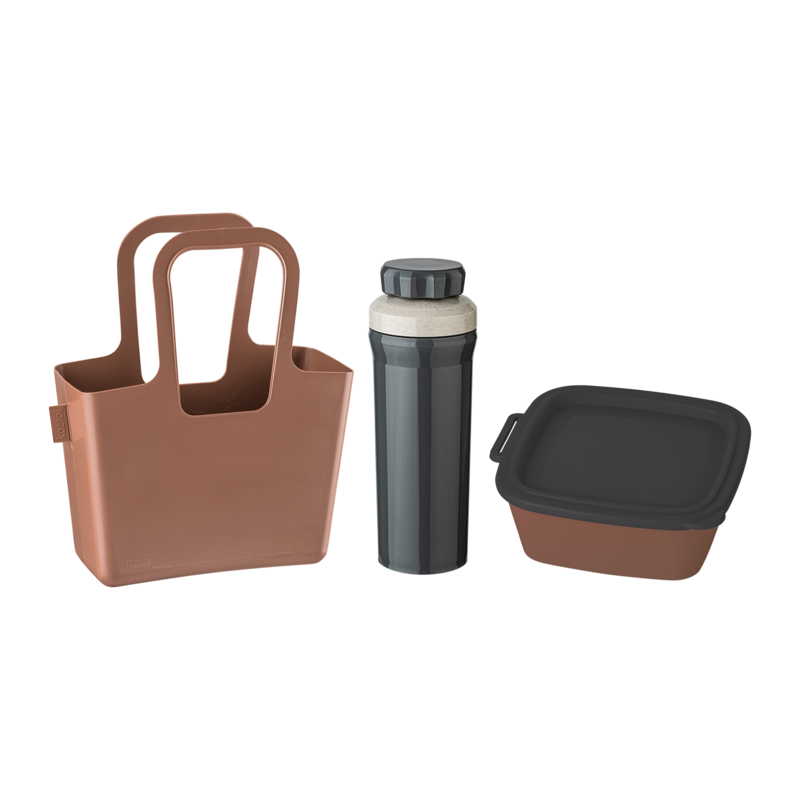 Geschirr-Set To Go Mocha Mousse-Ash Grey Geschirr-Set To Go Mocha Mousse-Ash Grey