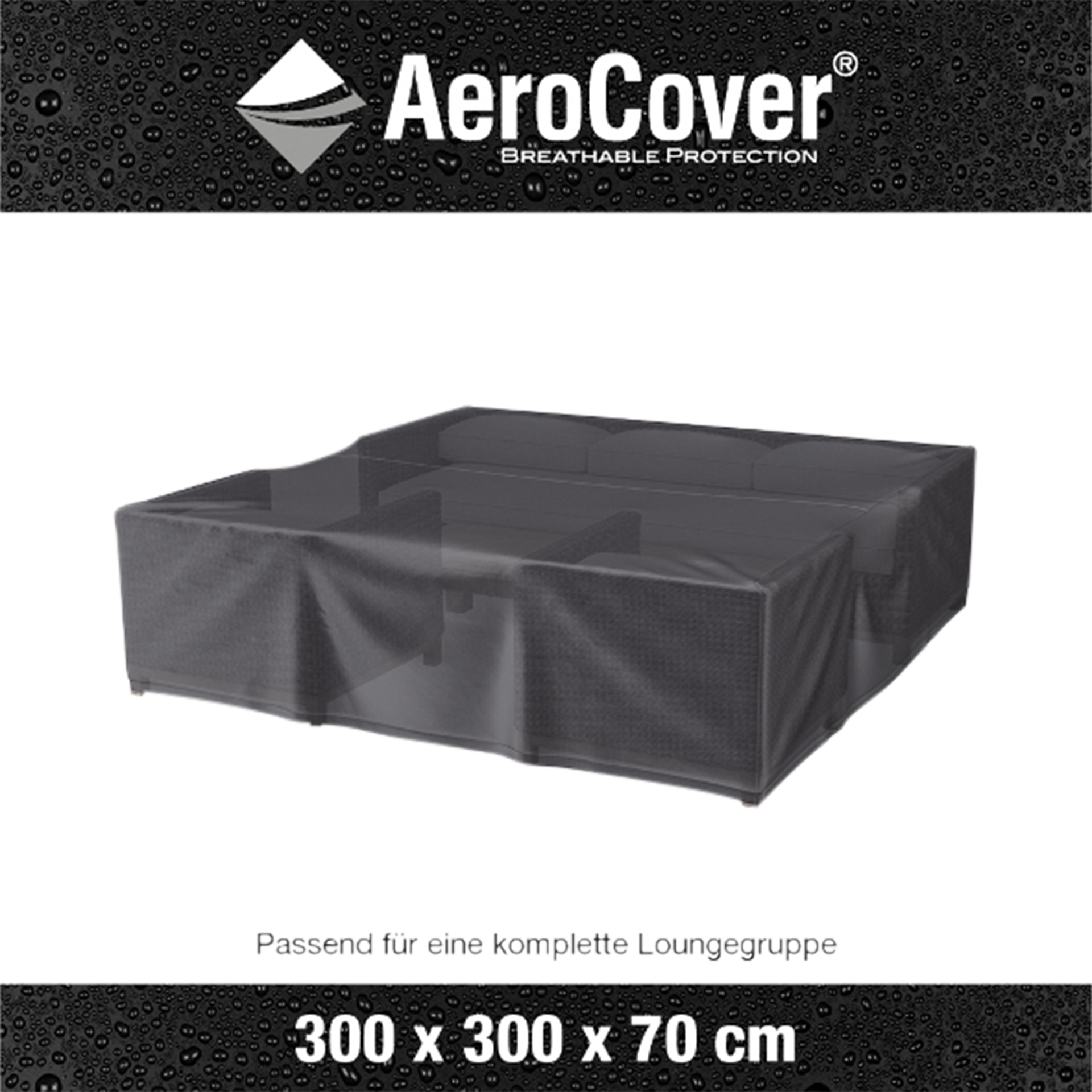 AeroCover Schutzhülle für Lounge-Set 7935 quadratisch 300*300*70