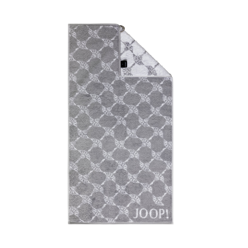 JOOP! Handtuch Cornflower Weiss-Silber 50x100cm