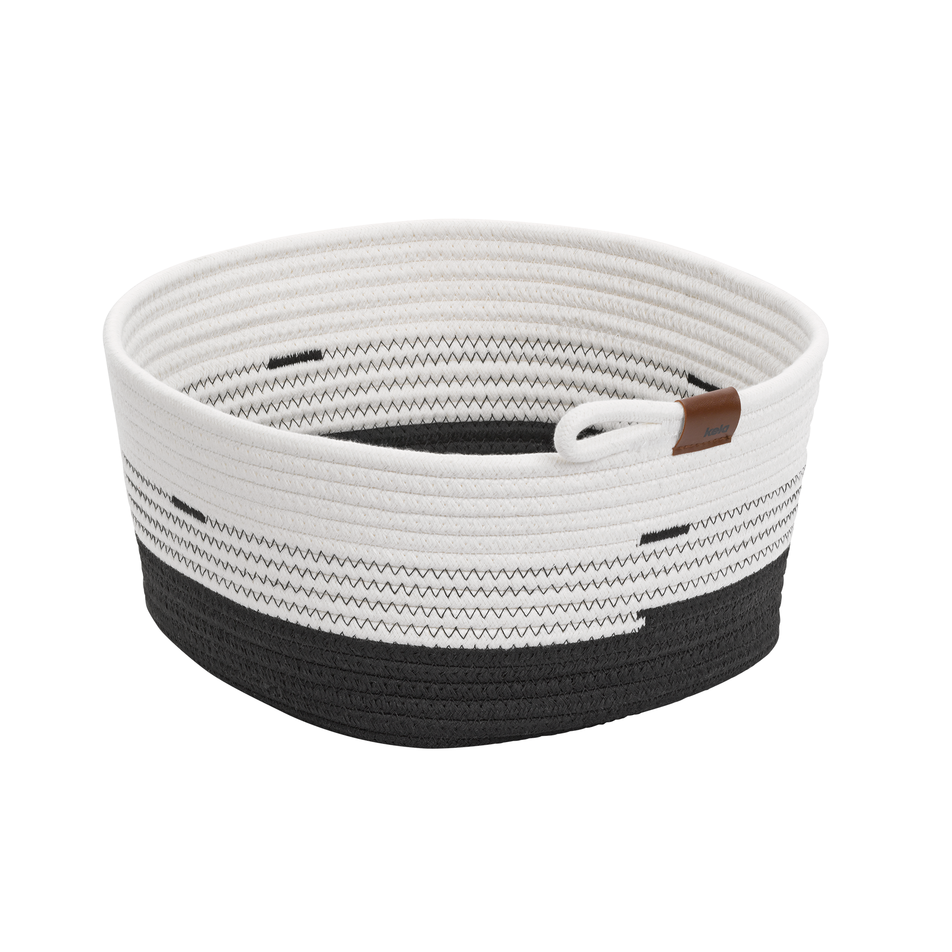 Korb Hedda Weiß-Schwarz Korb Hedda Weiß-Schwarz