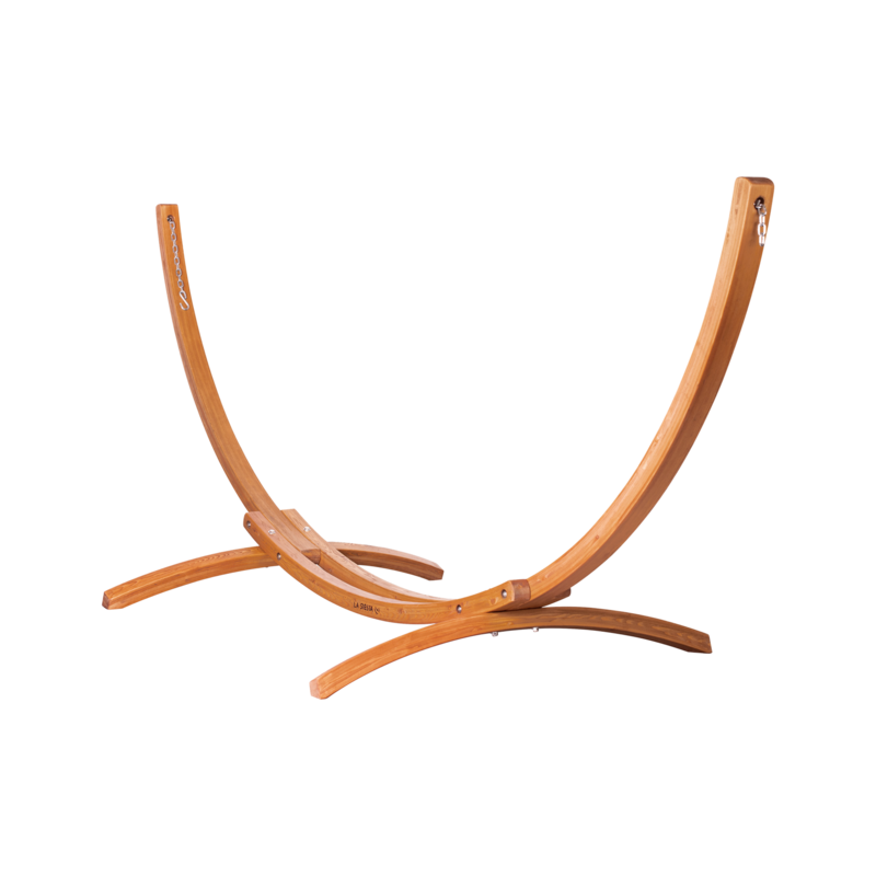La Siesta Gestell Maera Double Holzfarben für Hängesessel Basic oder Comfort