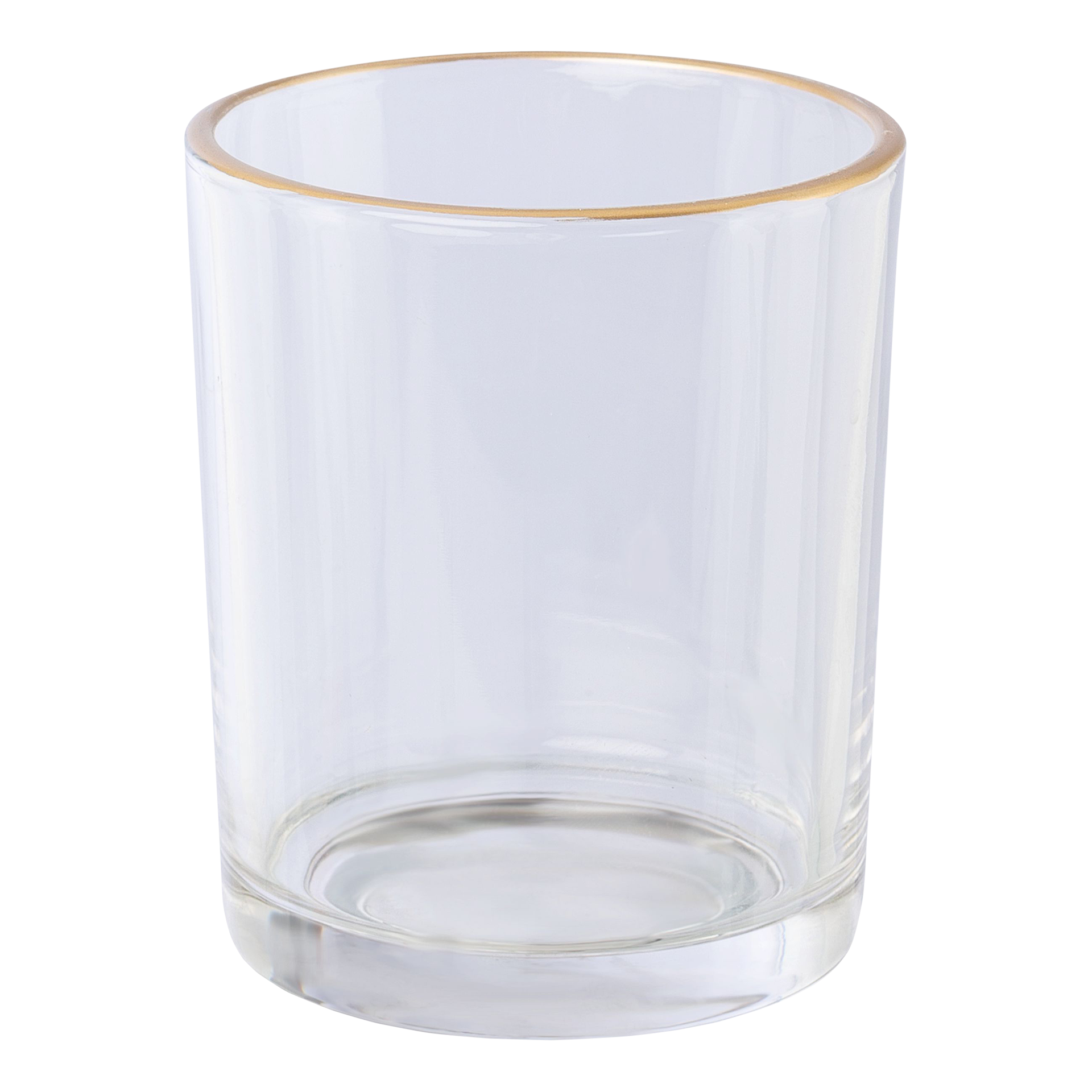 Teelichthalter Teelicht m.Goldrand Klar Teelichthalter Teelicht m.Goldrand Klar