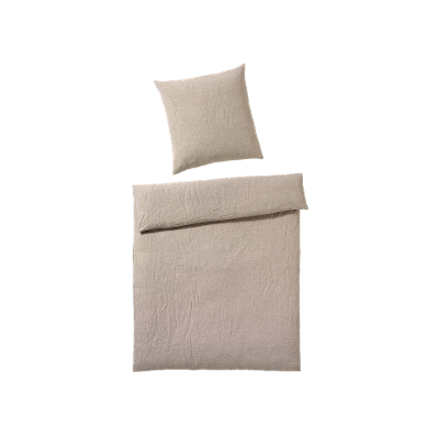 Halbleinen Bettwäsche Breeze Sand 135x200cm Halbleinen Bettwäsche Breeze Sand 135x200cm