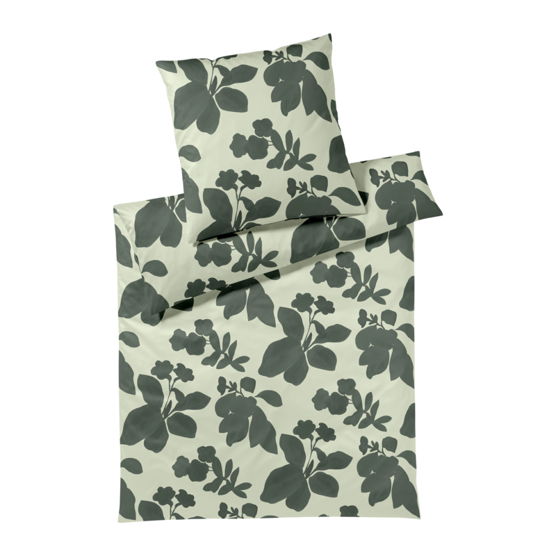 Jersey Bettwäsche Shadows Forest Green 135x200cm Jersey Bettwäsche Shadows Forest Green 135x200cm