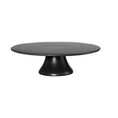 Tortenplatte Grande schwarz matt
