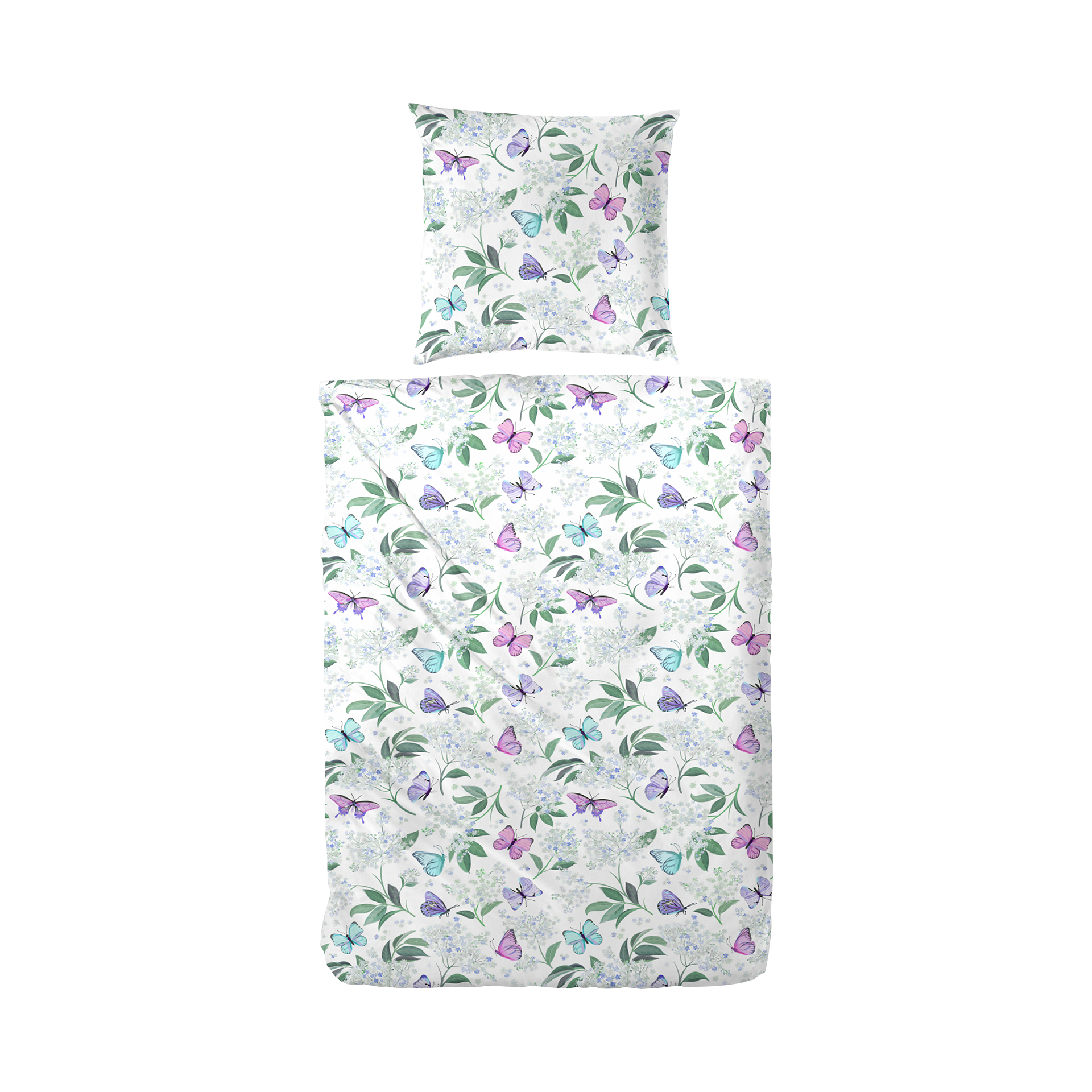 Renforce Bettwäsche Hofmeister Home Lila-Blau 135x200cm Renforce Bettwäsche Hofmeister Home Lila-Blau 135x200cm