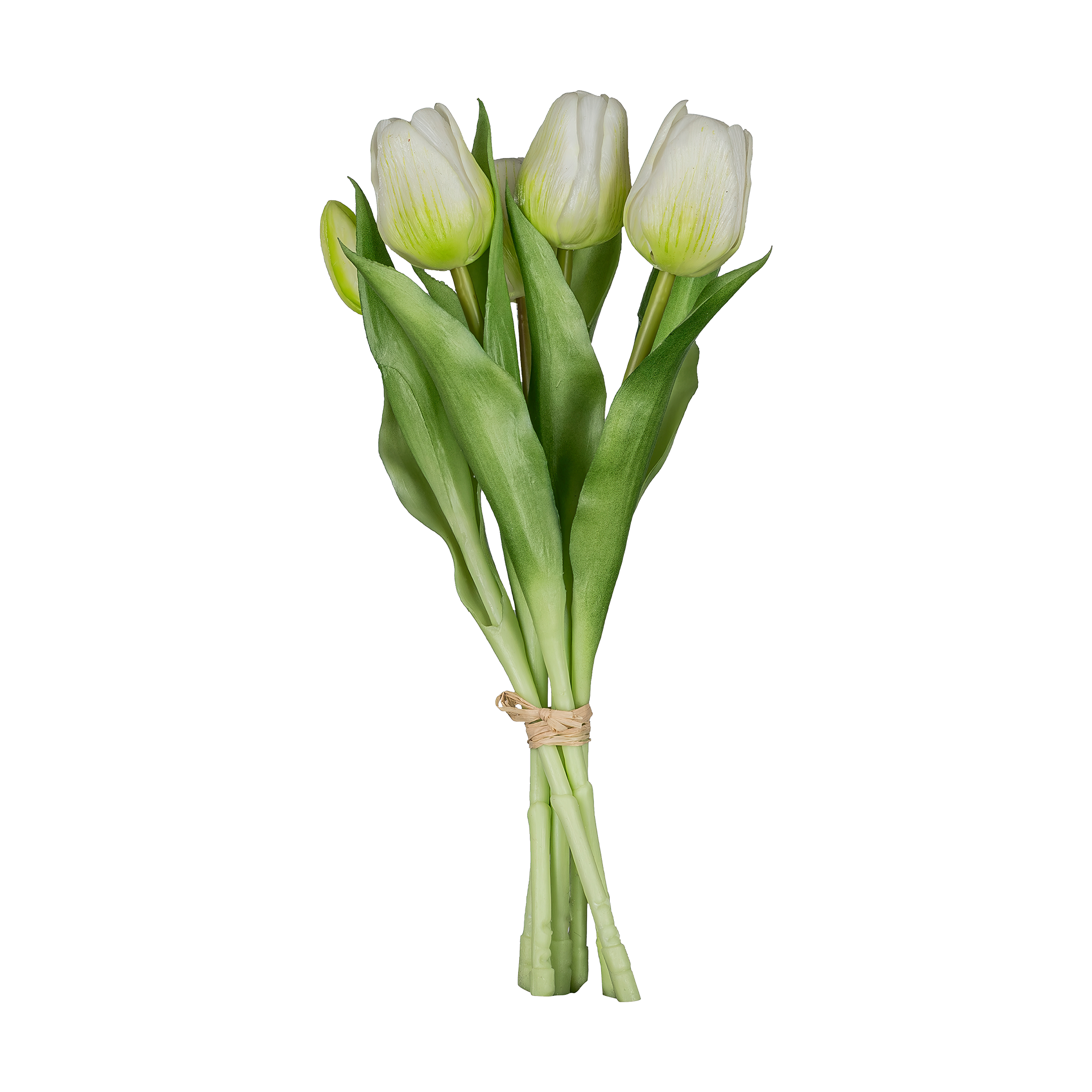 Dekoaufsteller Tulpen Weiß-Grün Dekoaufsteller Tulpen Weiß-Grün