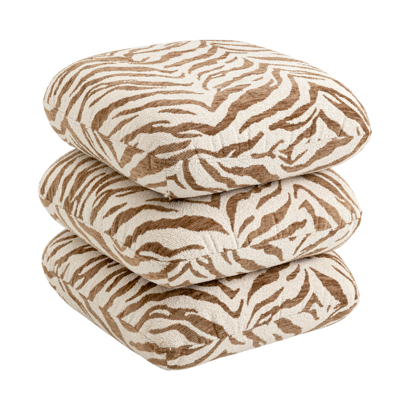 Kare Hocker Pepino Tiger Braun