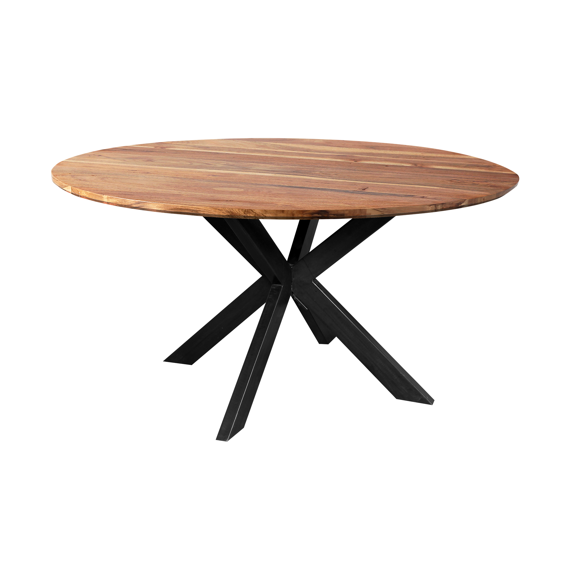 Esstisch Wajan Akazie massiv rund 140 cm Esstisch Wajan Akazie massiv rund 140 cm