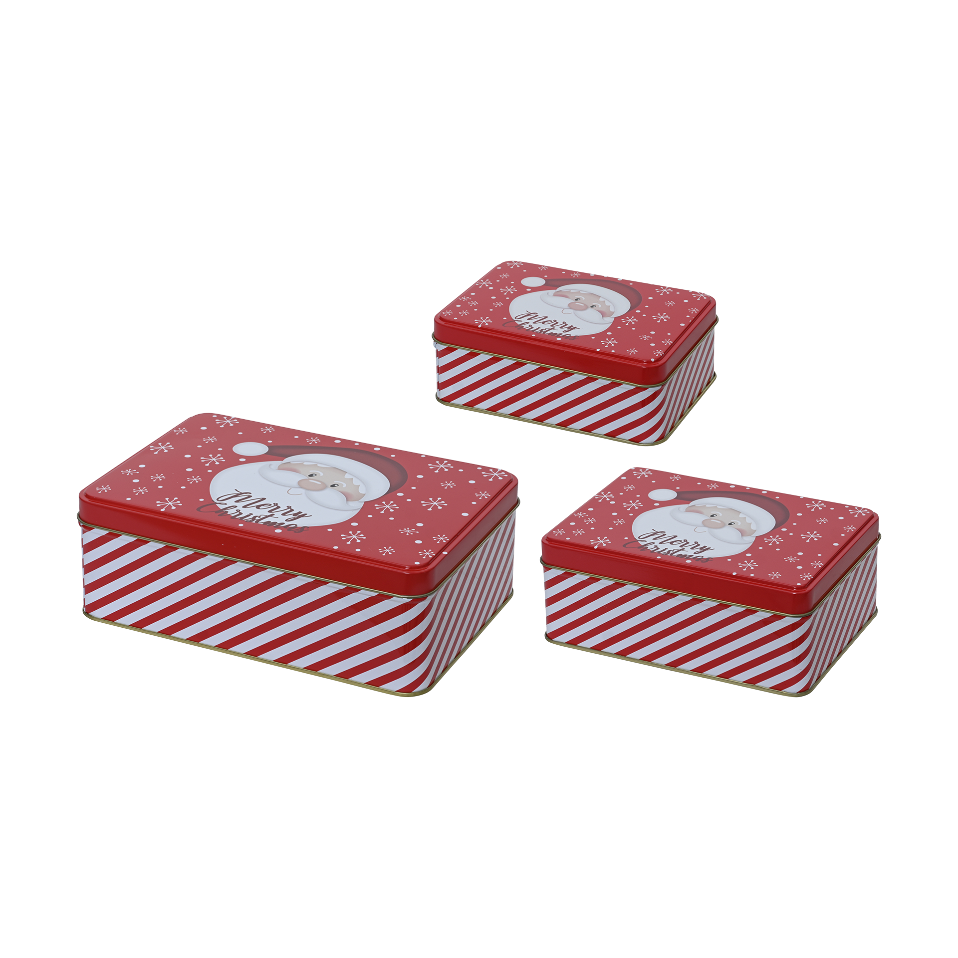 Dose Santa Rot-Weiß Dose Santa Rot-Weiß