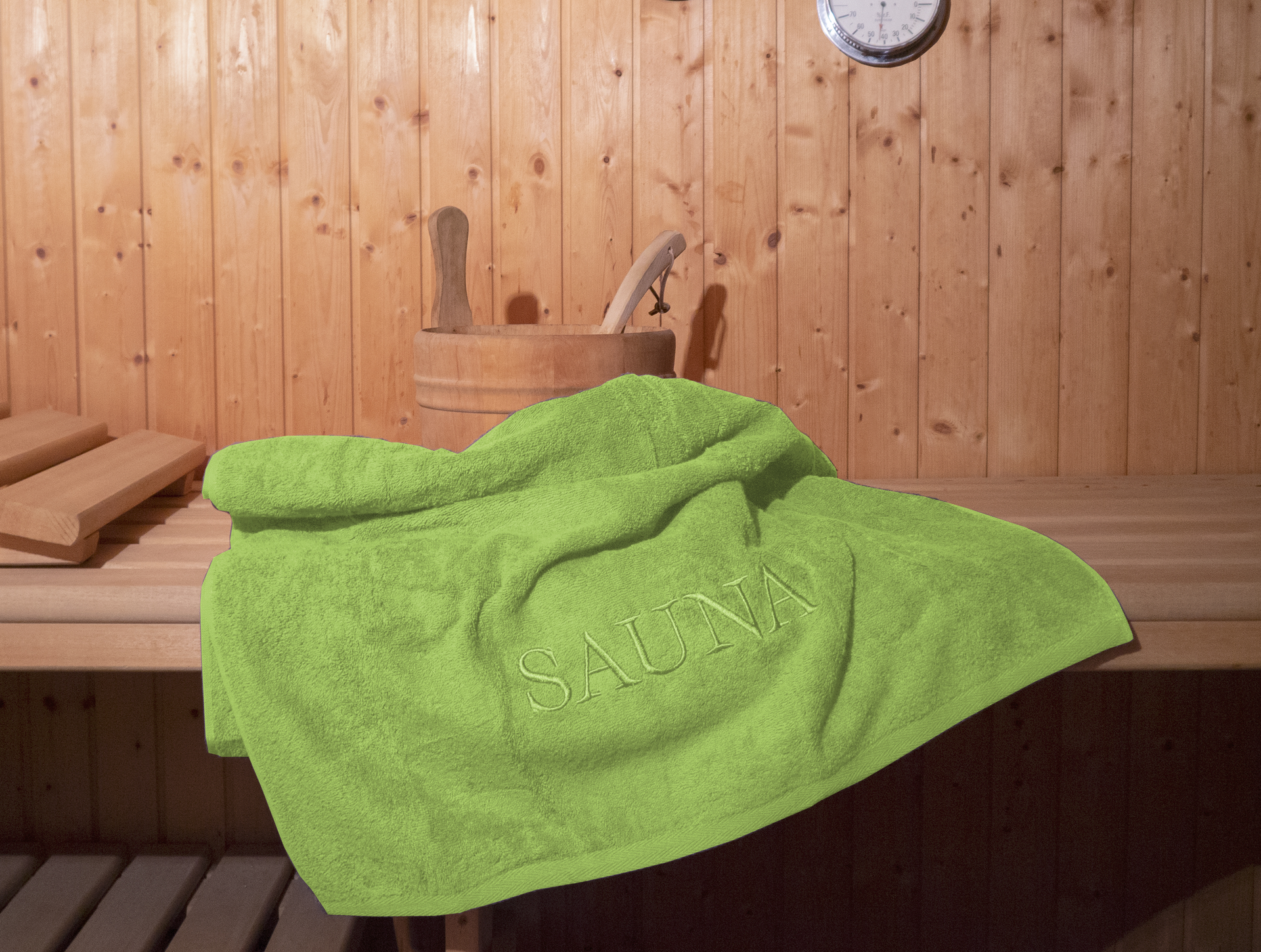 Saunatuch Lime 70x200cm Saunatuch Lime 70x200cm