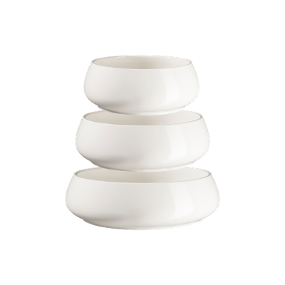 Schalen-Set Taya 3-teilig Weiß Schalen-Set Taya 3-teilig Weiß