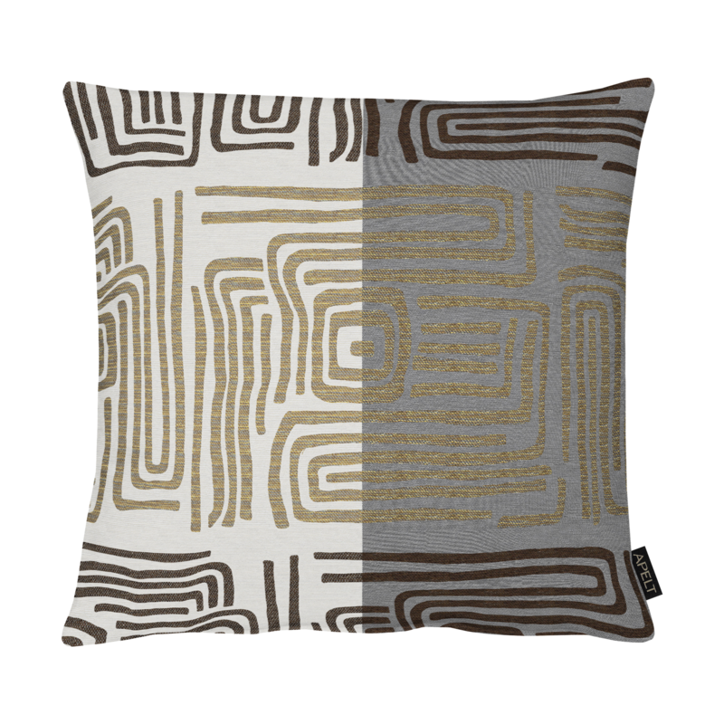 Kissen Mino Taupe 48x48cm