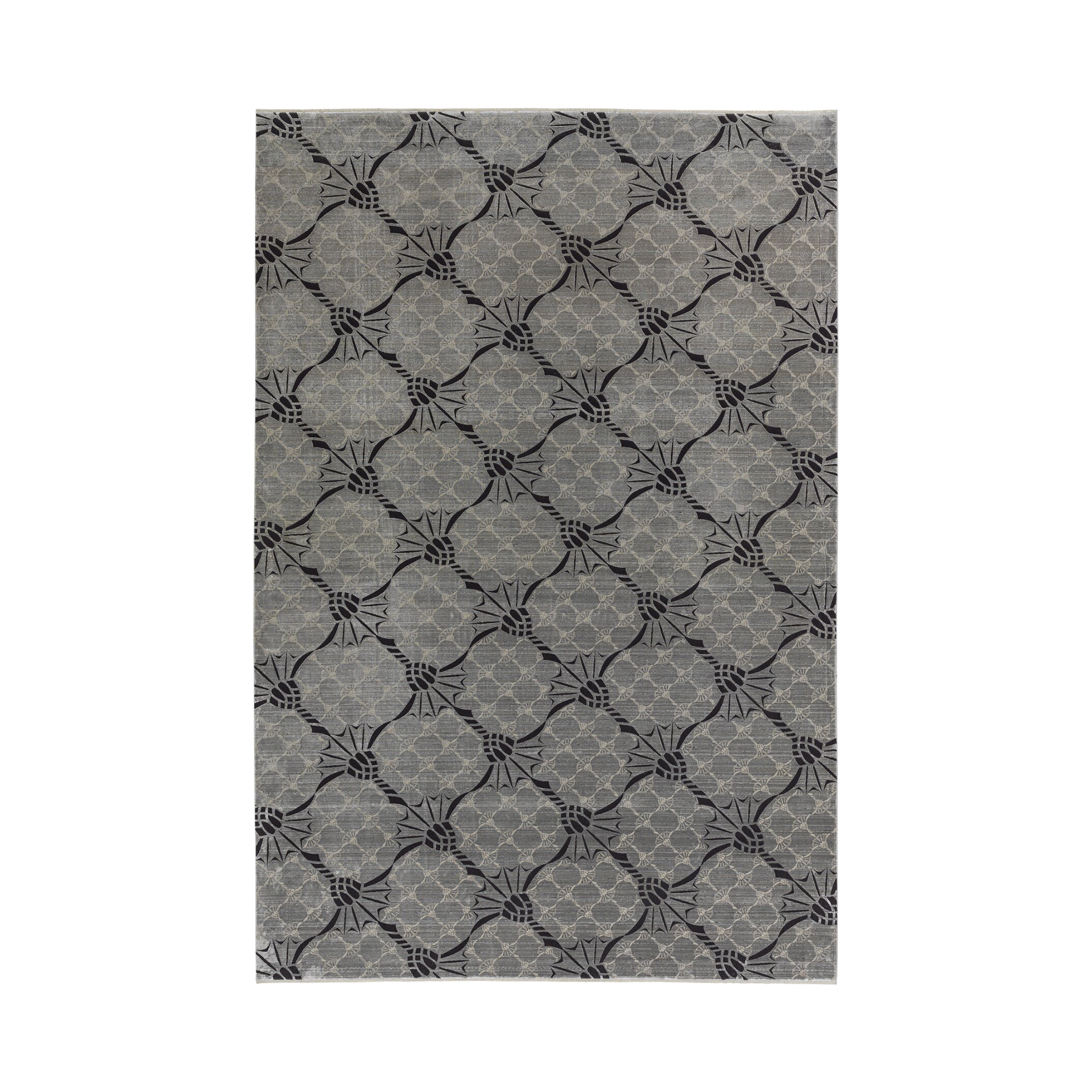 JOOP! Teppich Cornflower Double 140x200cm Silber