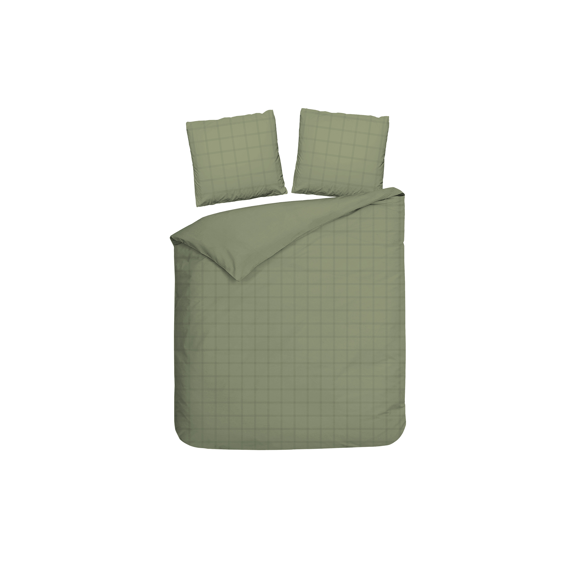 Satin Bettwäsche Diamante Laurel Green 200x200cm Satin Bettwäsche Diamante Laurel Green 200x200cm