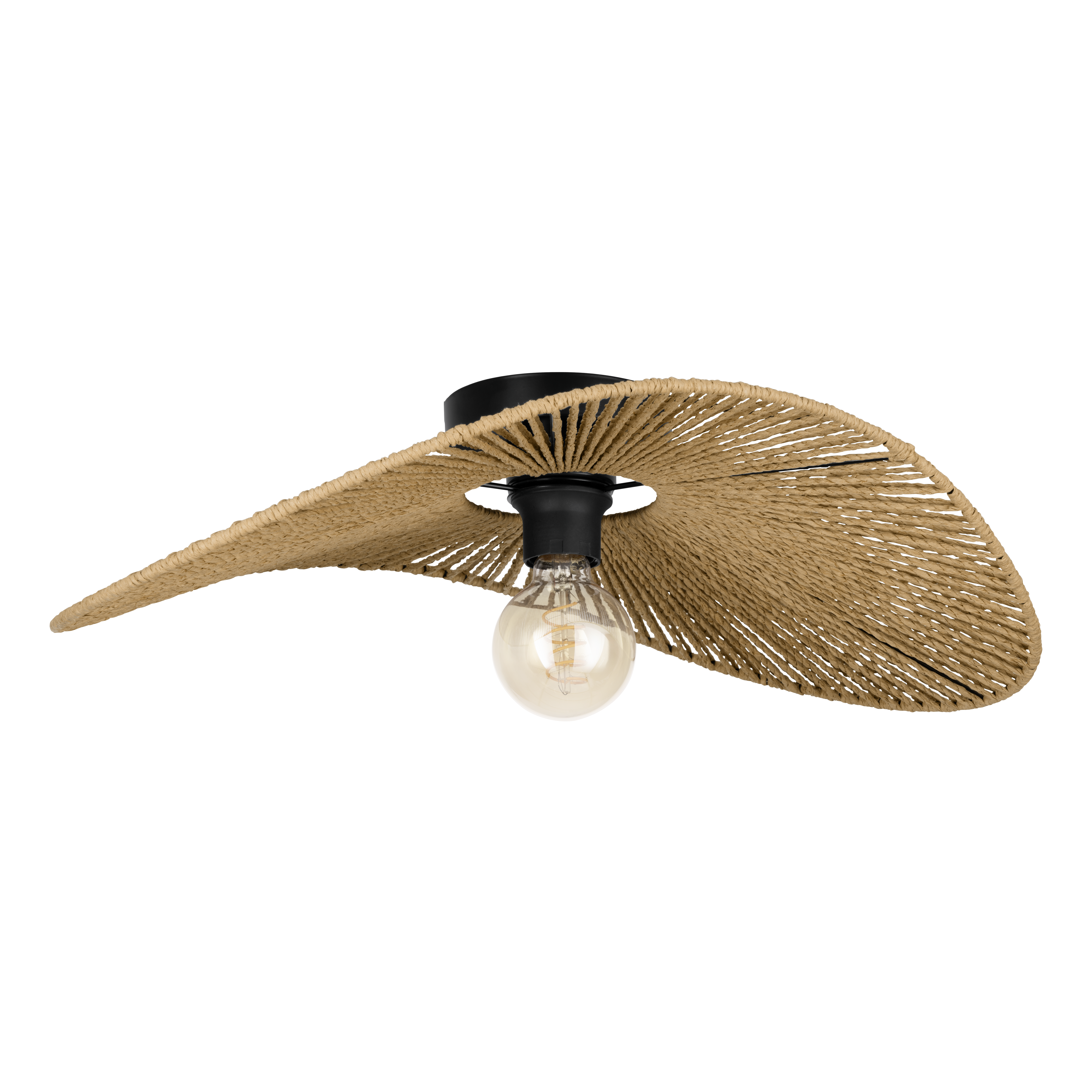 Pendelleuchte SIRUELA narurfarben Schwarz Braun