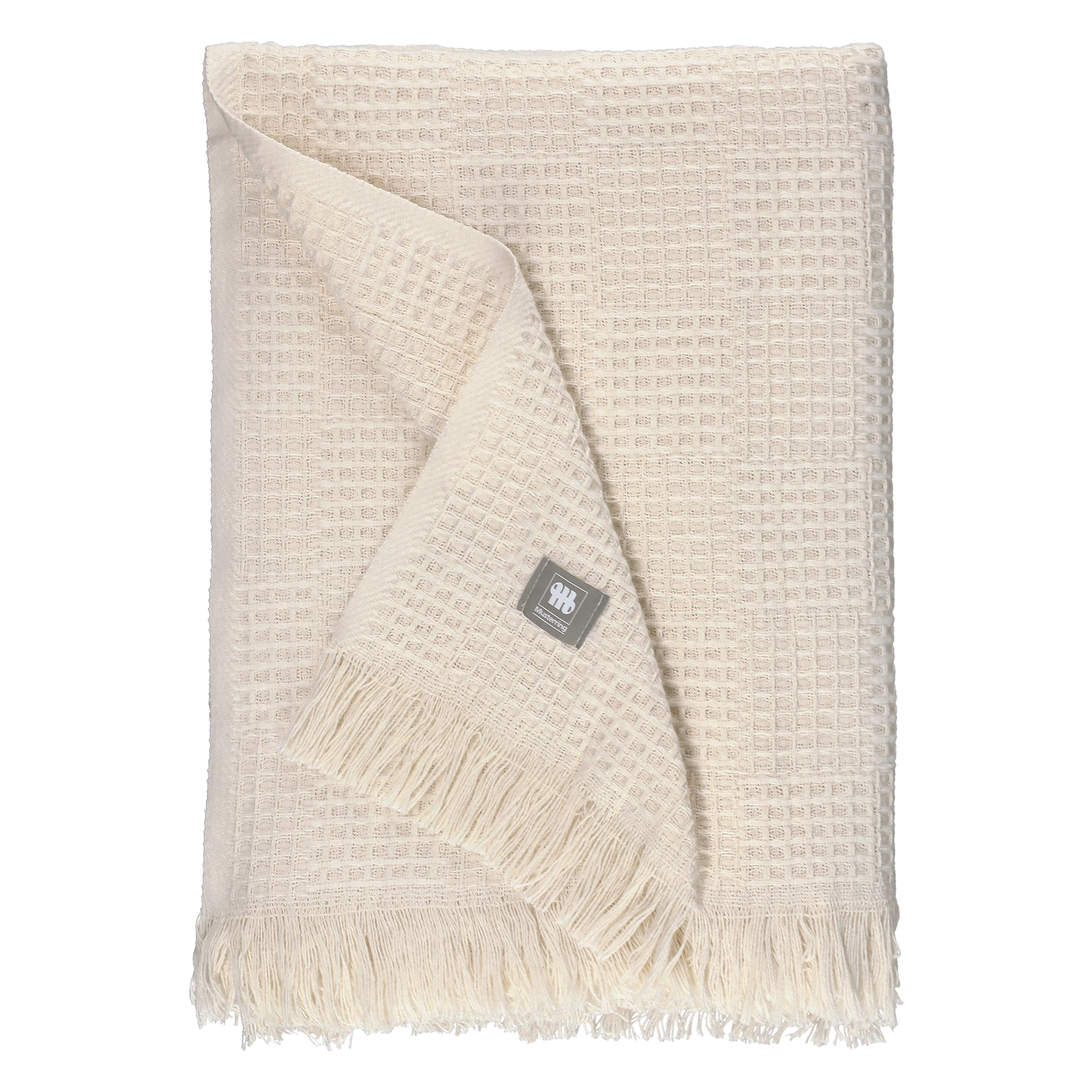 Plaid JustB! Waffle offwhite 150x200cm Plaid JustB! Waffle offwhite 150x200cm