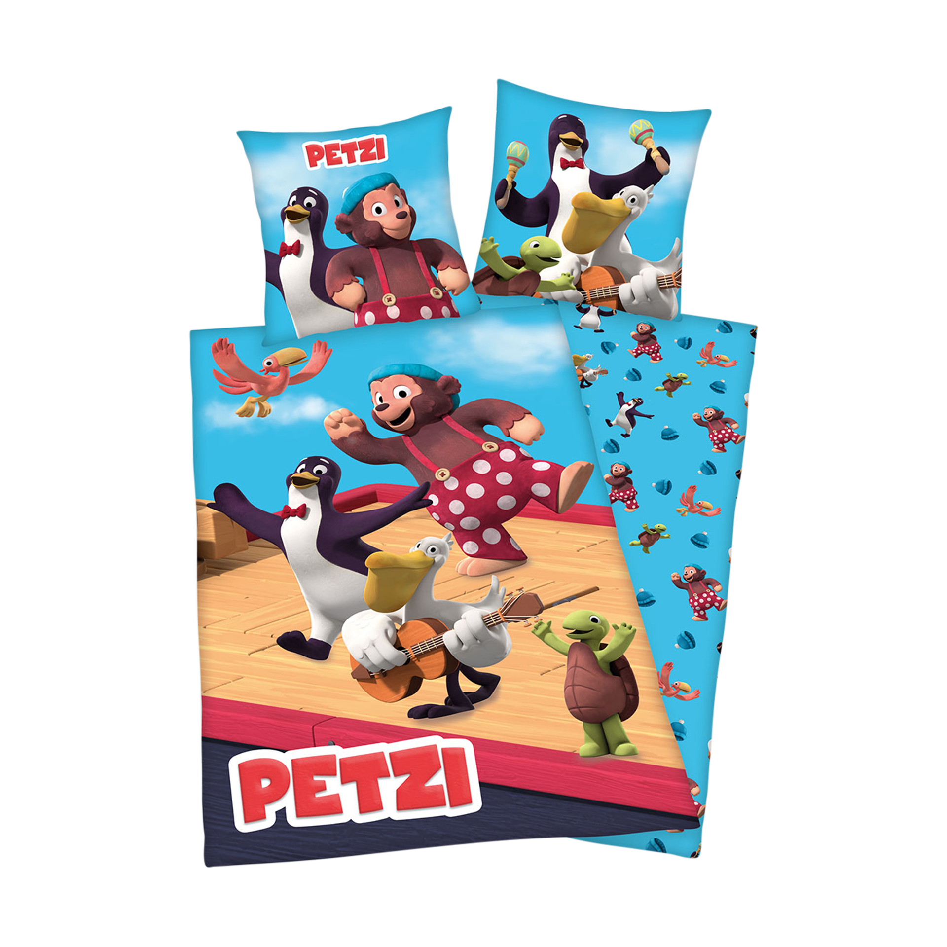 Renforce Bettwäsche Petzi Mehrfarbig 135x200cm Renforce Bettwäsche Petzi Mehrfarbig 135x200cm