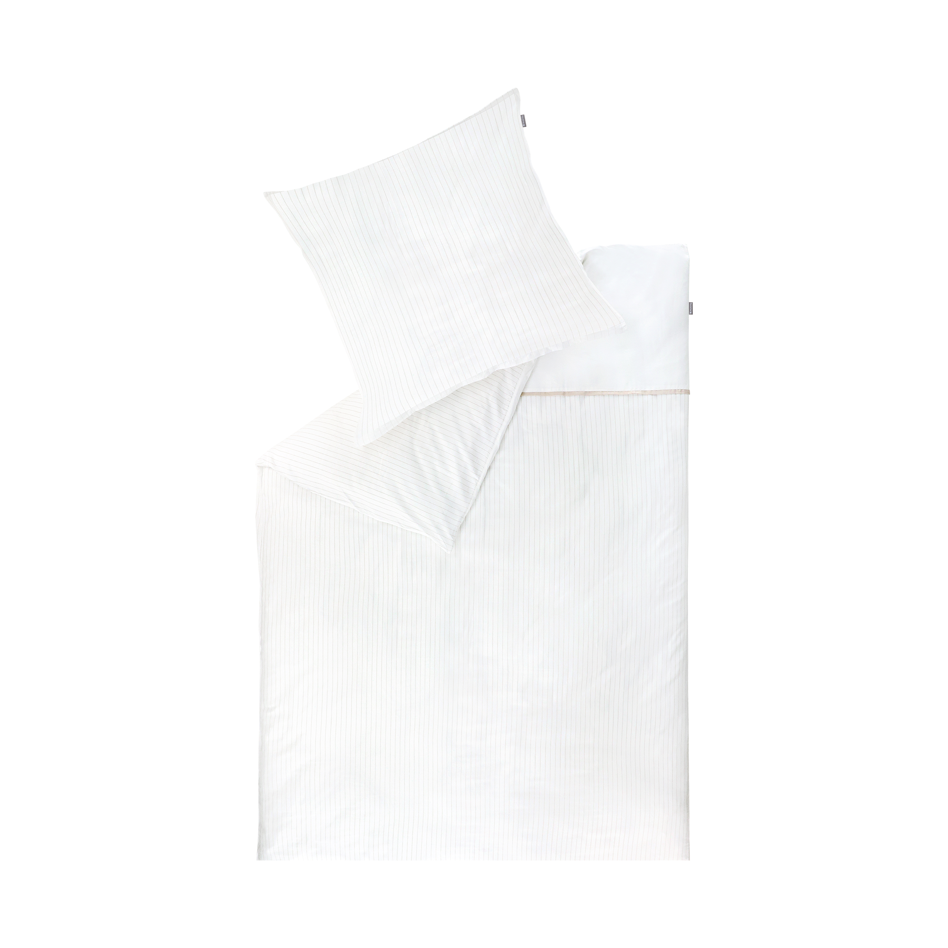 Renforce Bettwäsche Twist Weiß 155x220cm Renforce Bettwäsche Twist Weiß 155x220cm