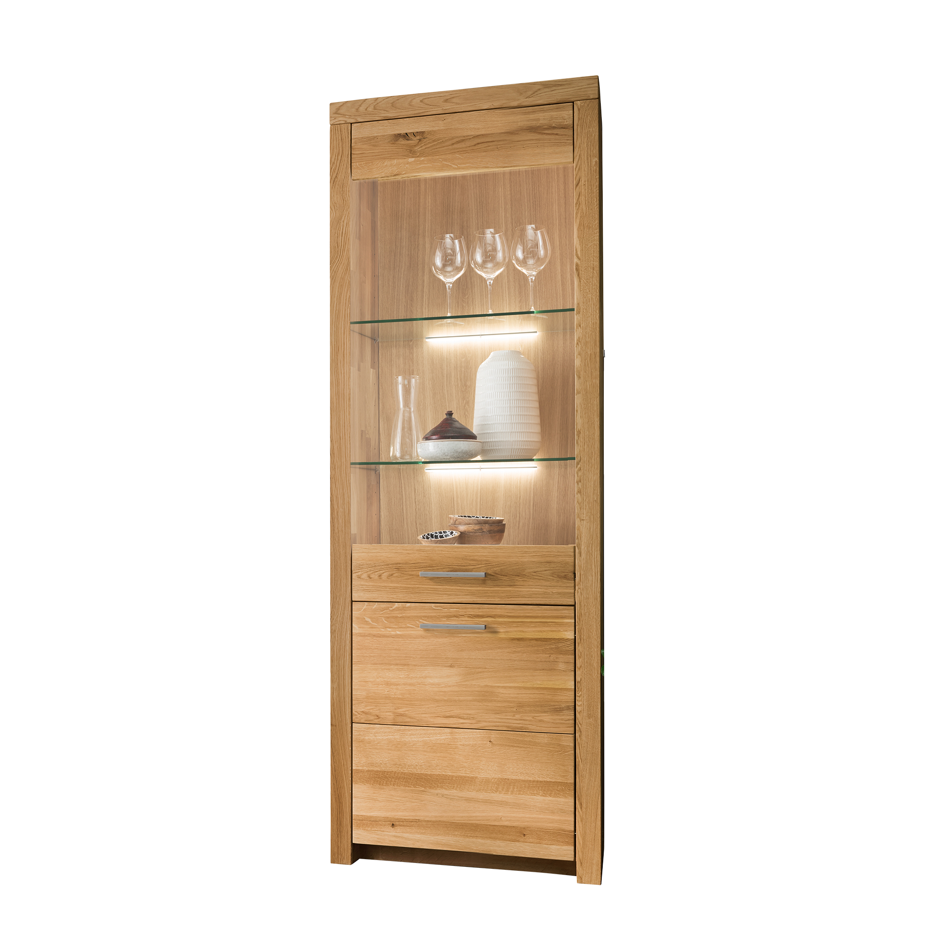 Vitrine Bristol Eichefarben
