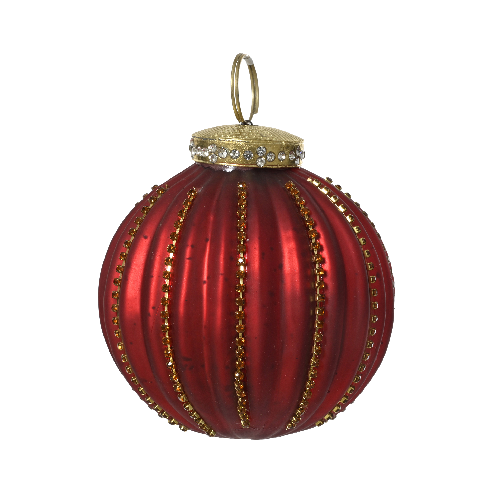 Weihnachtskugeln rot