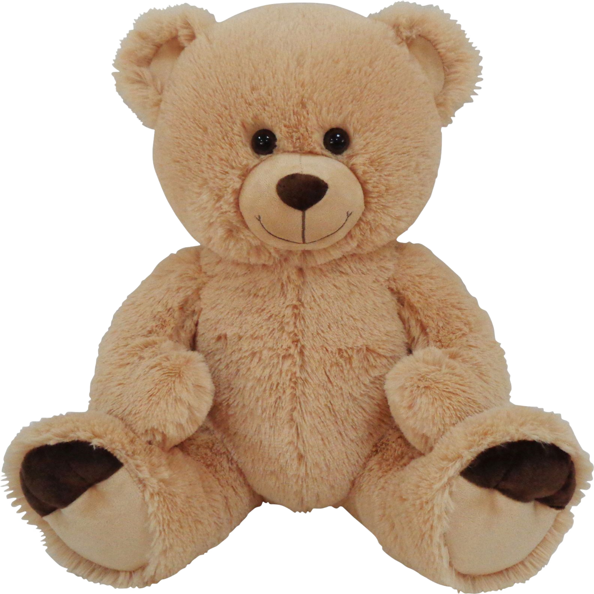 Teddybär AM Plüsch sitzend, ca. 50cm braun beige Teddybär AM Plüsch sitzend, ca. 50cm braun beige