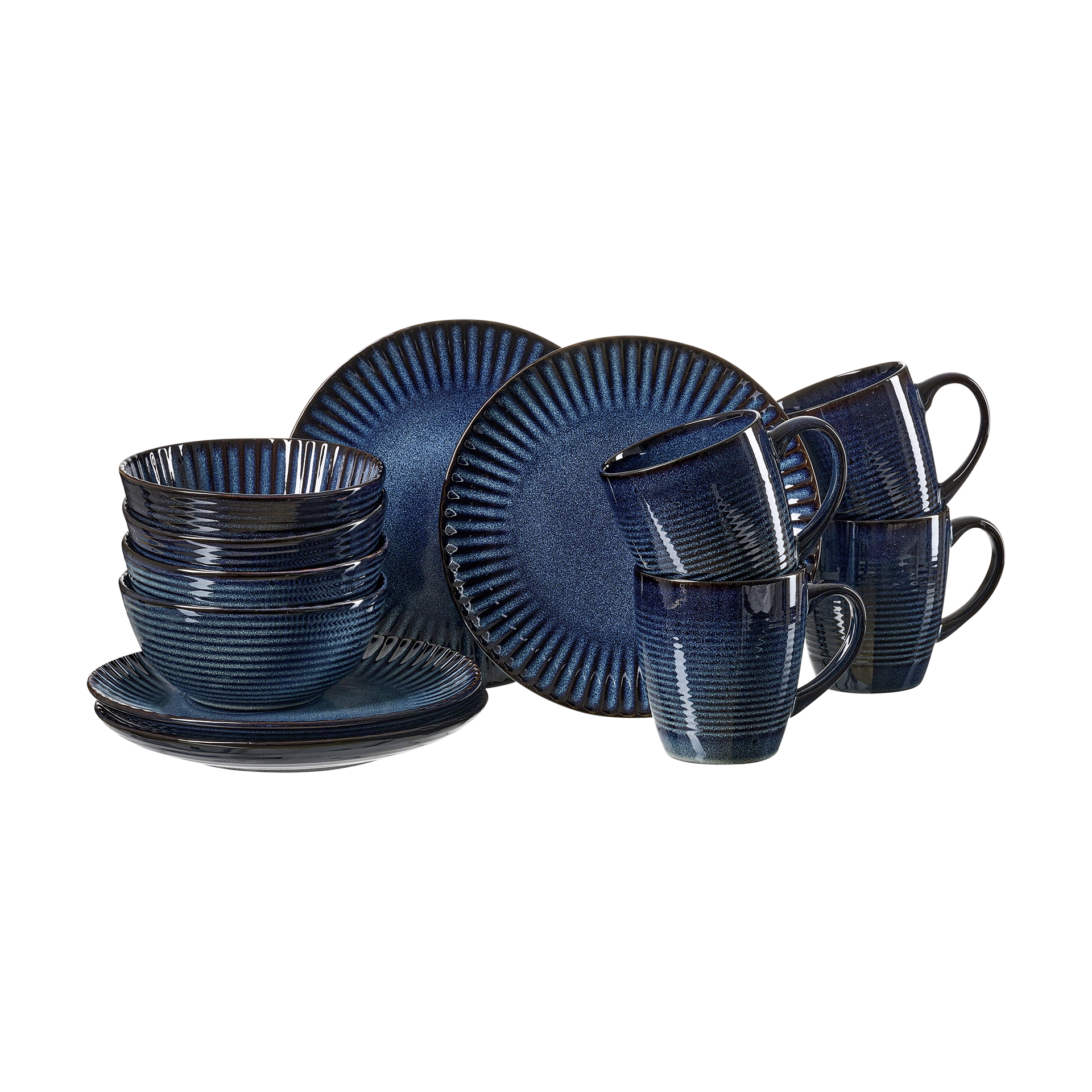 Kaffee-Set Milla 12-teilig blau Kaffee-Set Milla 12-teilig blau