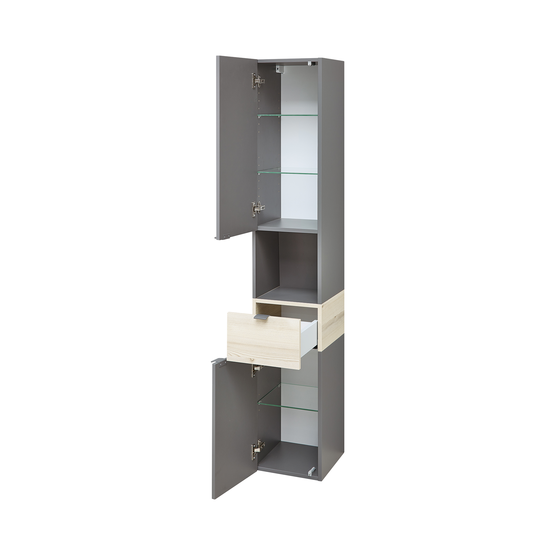 Badschrank Pitty Grau 33*30*169.6 Badschrank Pitty Grau 33*30*169.6