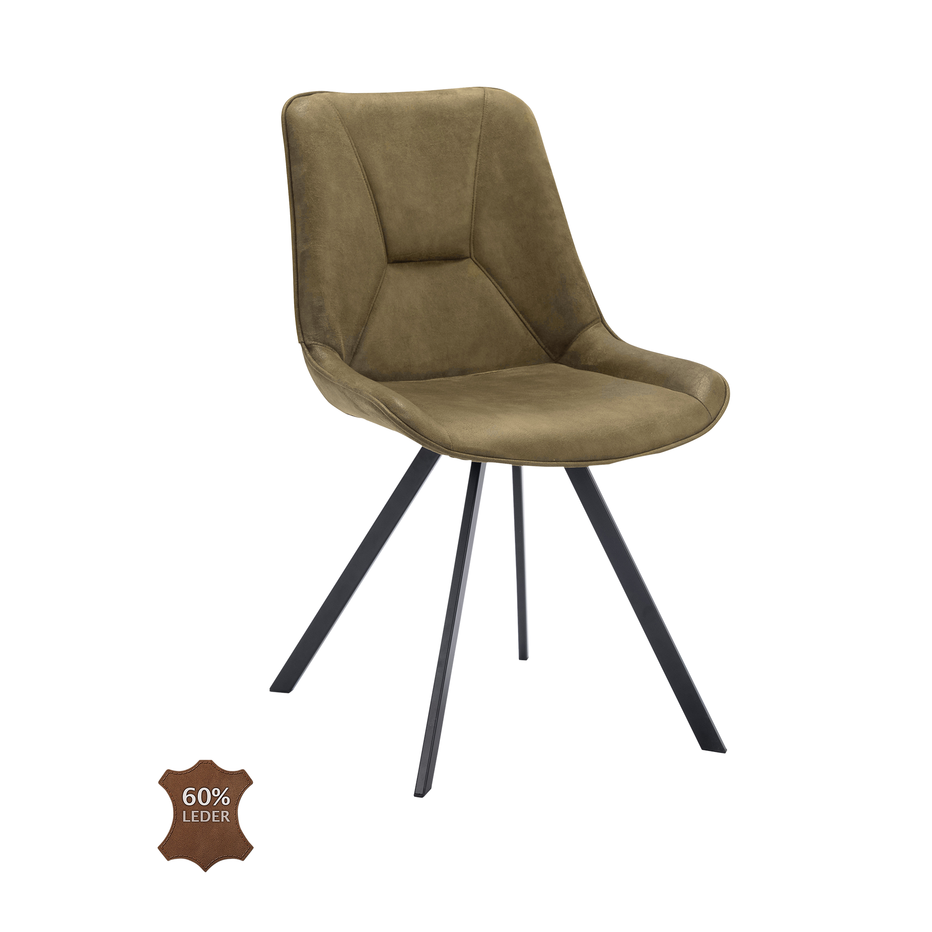 Natura Stuhl Wesley Bezug Stoff Bull Moos Gestell Metall Schwarz pulverbeschichtet Natura Stuhl Wesley Bezug Stoff Bull Moos Gestell Metall Schwarz pulverbeschichtet