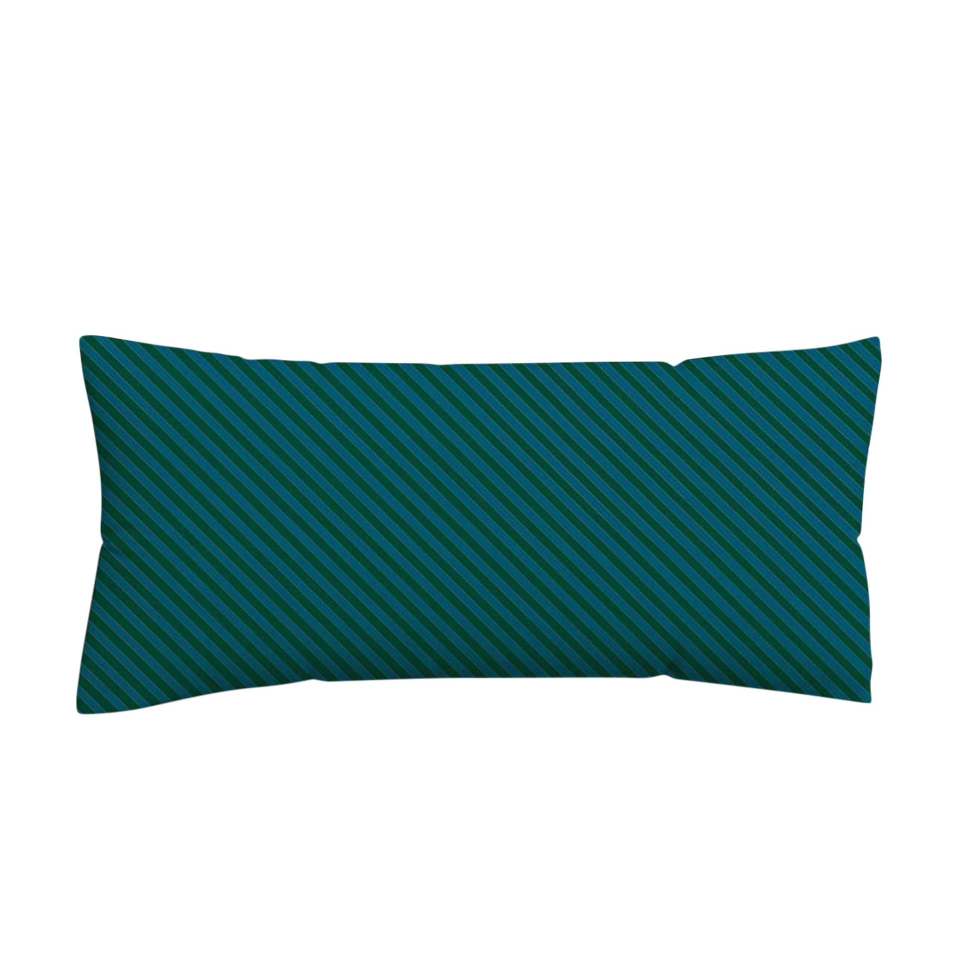 Kissenbezug Woven Fade Petrol Deep Green Deep 40x80cm