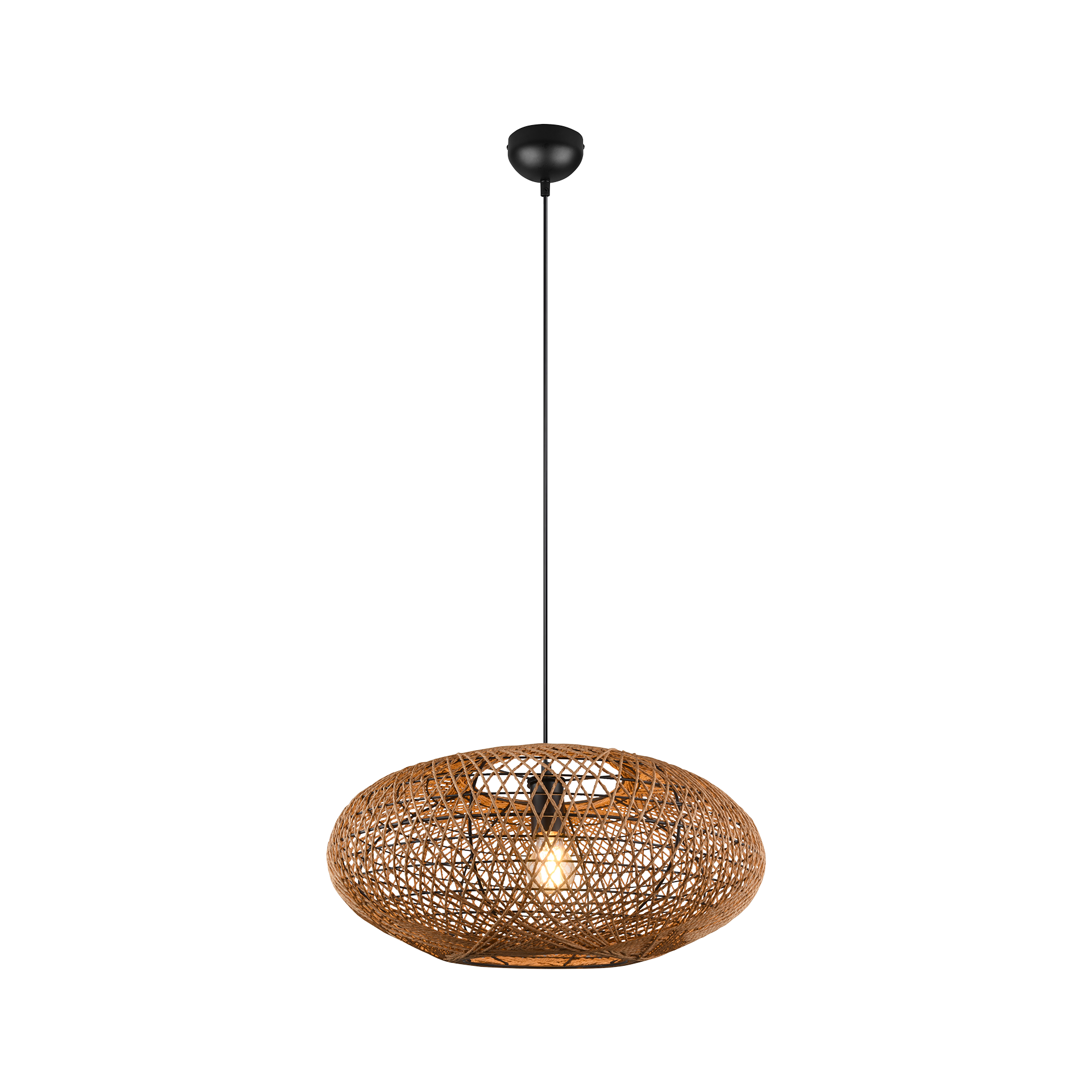 Pendelleuchte Hedda Schwarz Braun Pendelleuchte Hedda Schwarz Braun