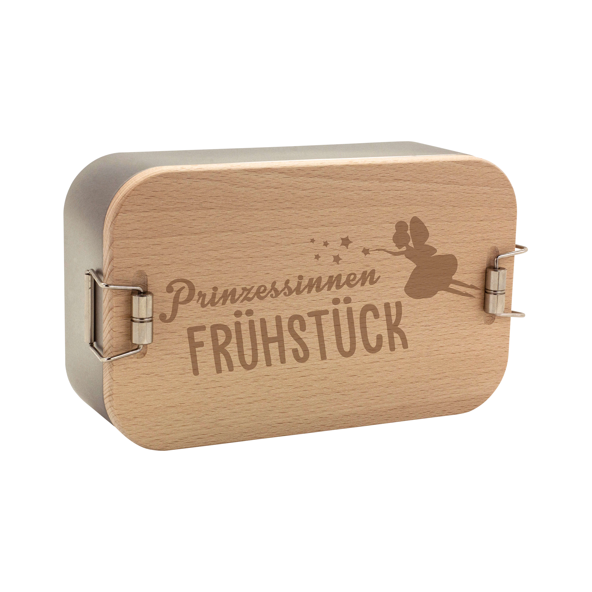Lunchbox Prinzessinnen Frühstück alufarbig natur Lunchbox Prinzessinnen Frühstück alufarbig natur