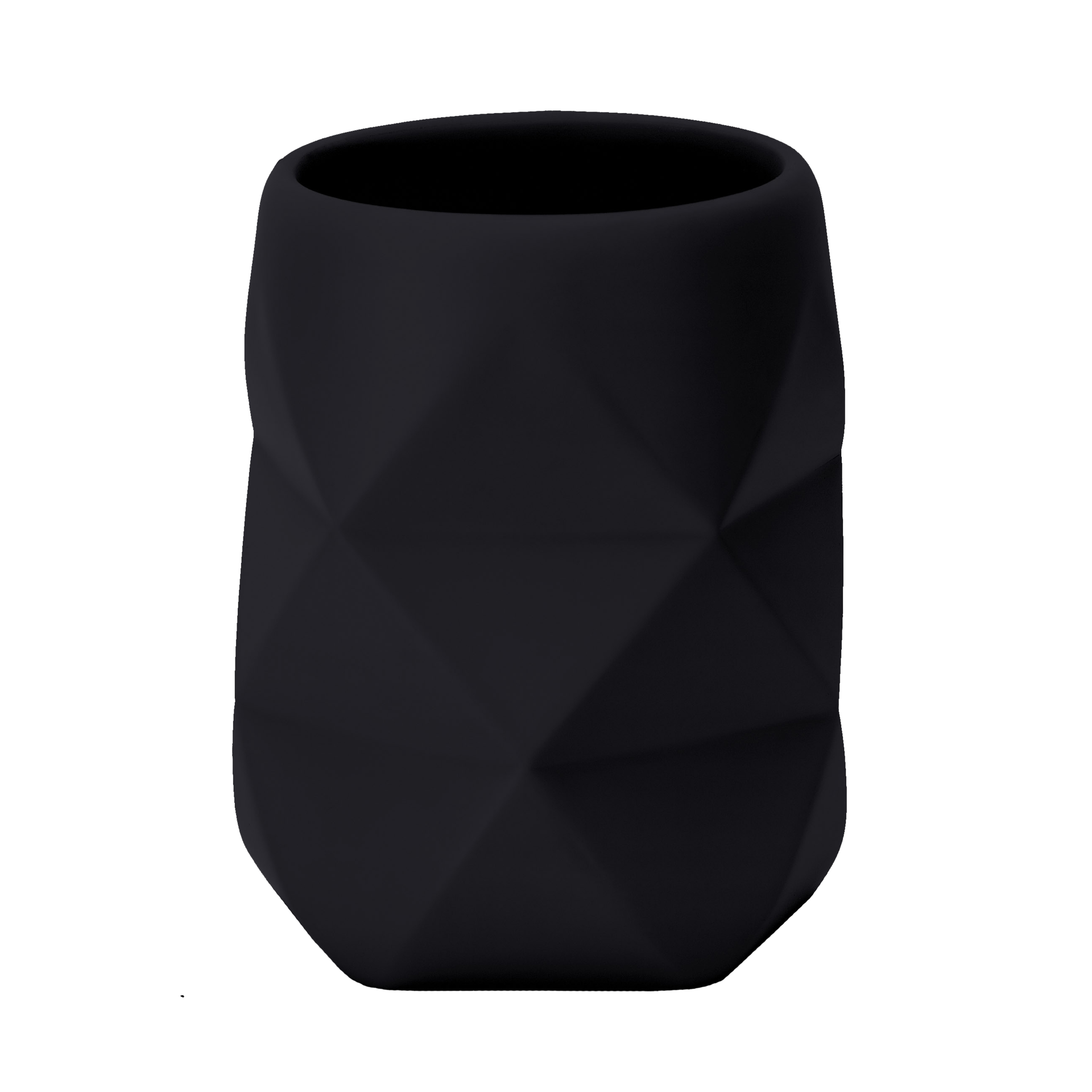 kleine Wolke Zahnputzbecher Crackle Schwarz kleine Wolke Zahnputzbecher Crackle Schwarz