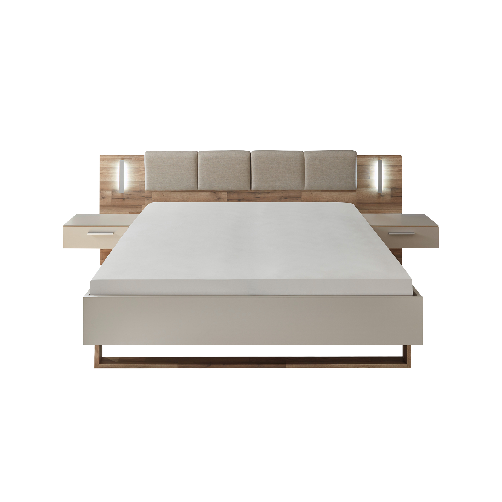 Bettanlage Casa 180x200 cm Beige 209*306*100 Bettanlage Casa 180x200 cm Beige 209*306*100
