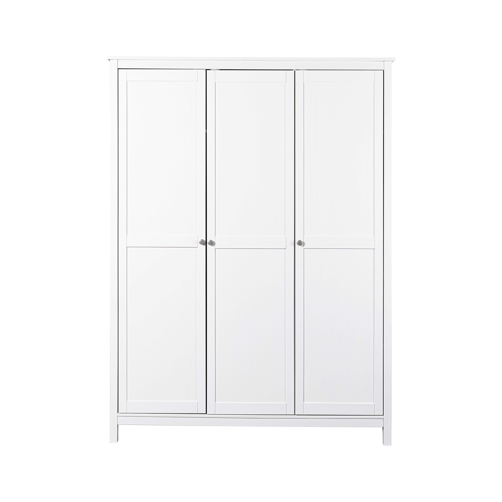 Drehtürenschrank Cosy Home Weiß 155*60*210 Drehtürenschrank Cosy Home Weiß 155*60*210