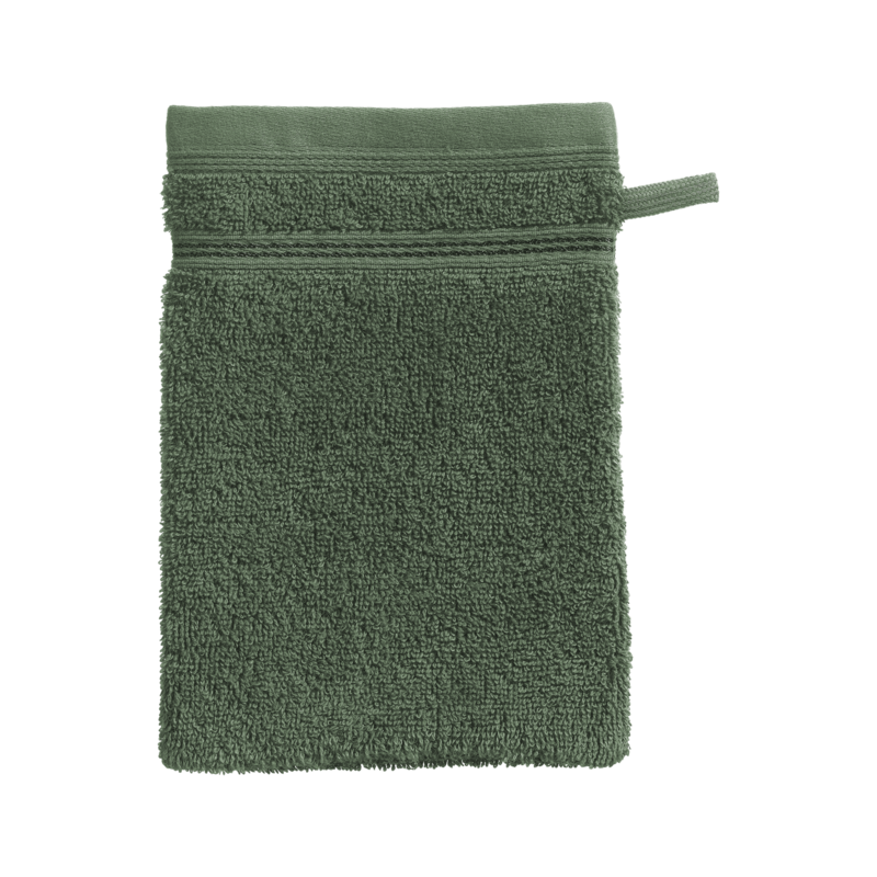 Casea Waschhandschuh Casea Alicante Waldgrün 15x21cm Casea Waschhandschuh Casea Alicante Waldgrün 15x21cm