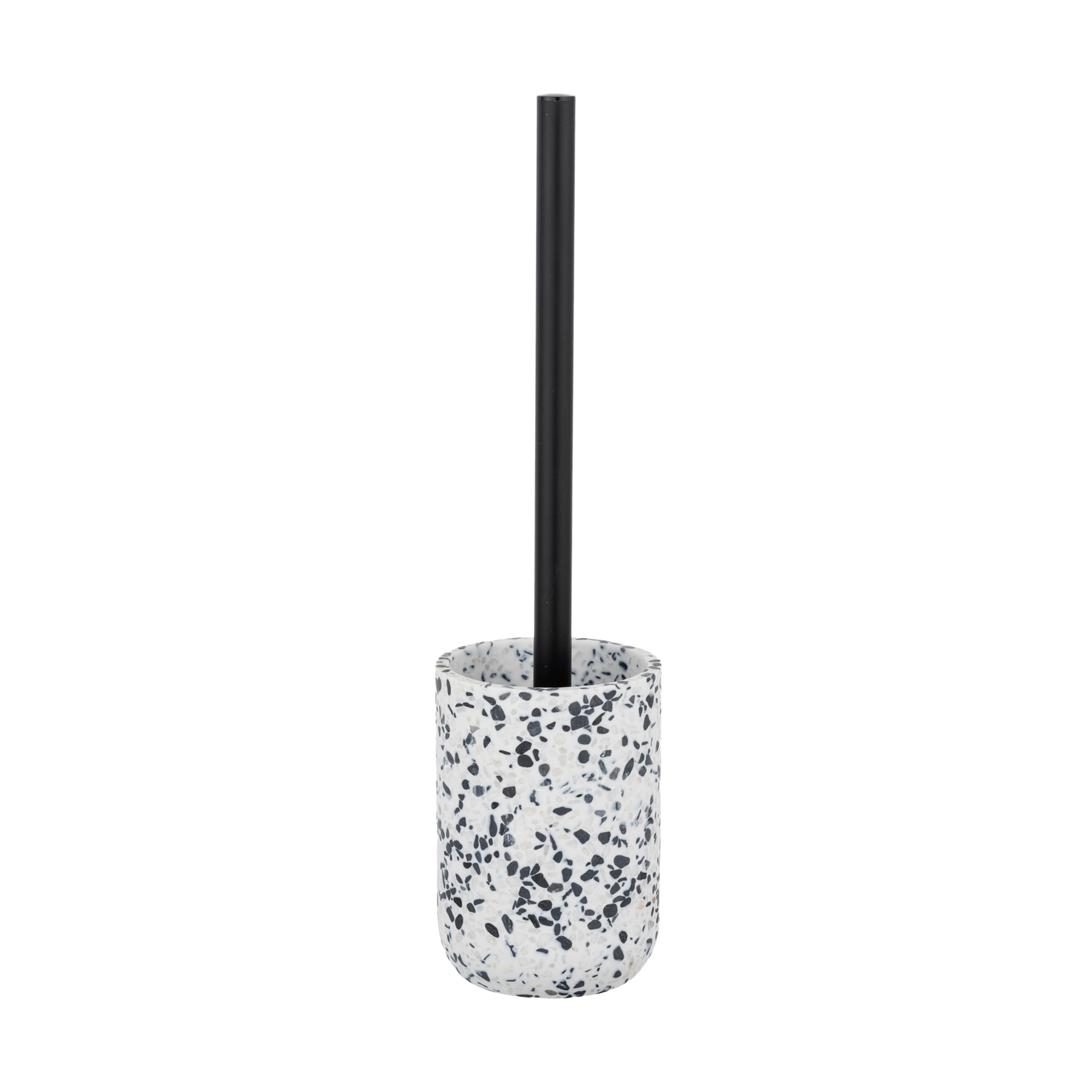 SCHÖNER WOHNEN-Kollektion WC-Bürstenhalter Terrazzo Tosi Weiß SCHÖNER WOHNEN-Kollektion WC-Bürstenhalter Terrazzo Tosi Weiß