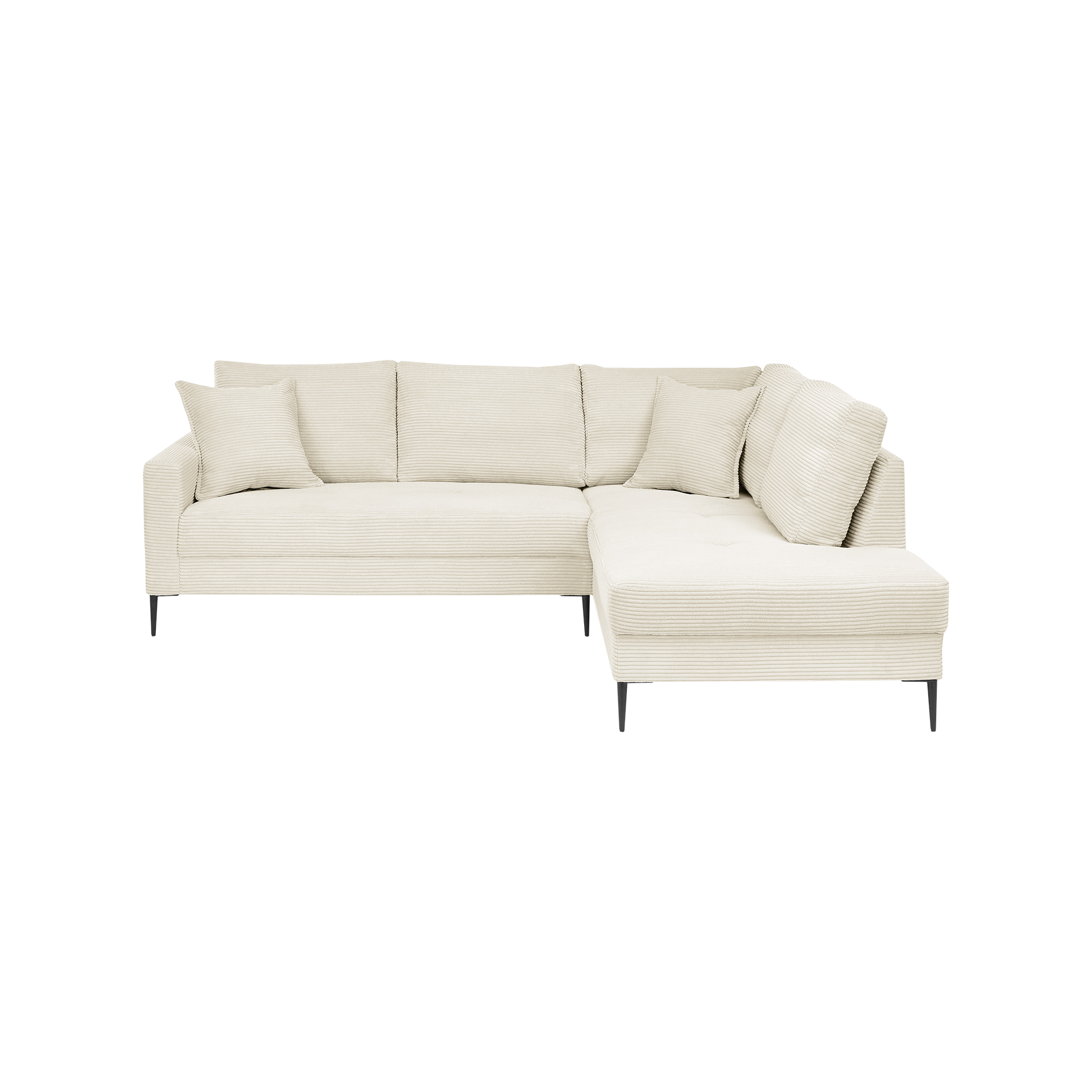 Ecksofa Sunset Beige Ottomane rechts Ecksofa Sunset Beige Ottomane rechts