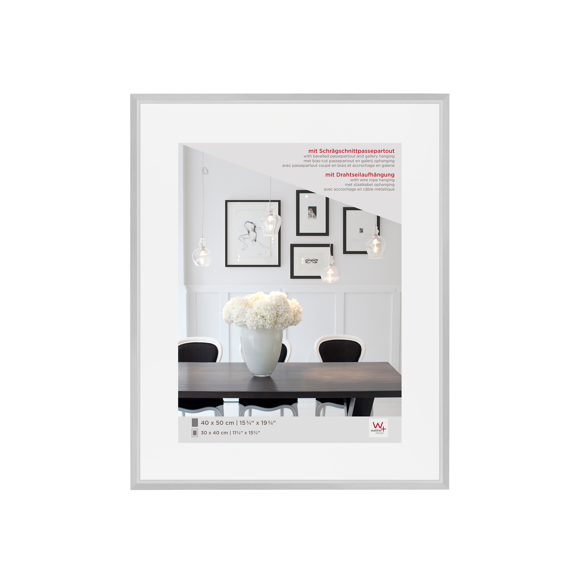 Bilderrahmen Steel Style silber Bilderrahmen Steel Style silber