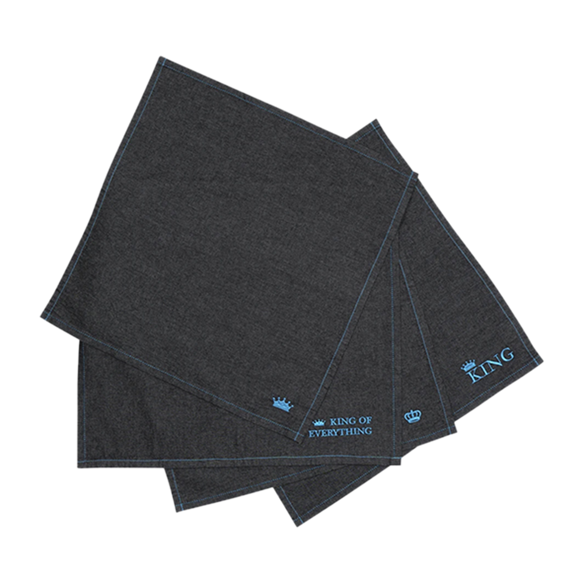 Serviette Denim King Black 45x45 Serviette Denim King Black 45x45