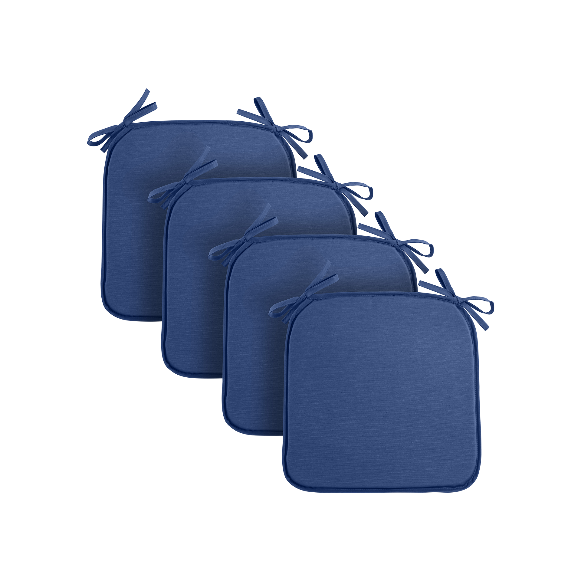 Stuhlkissen Monaco Navy Blau 4-teilig Stuhlkissen Monaco Navy Blau 4-teilig
