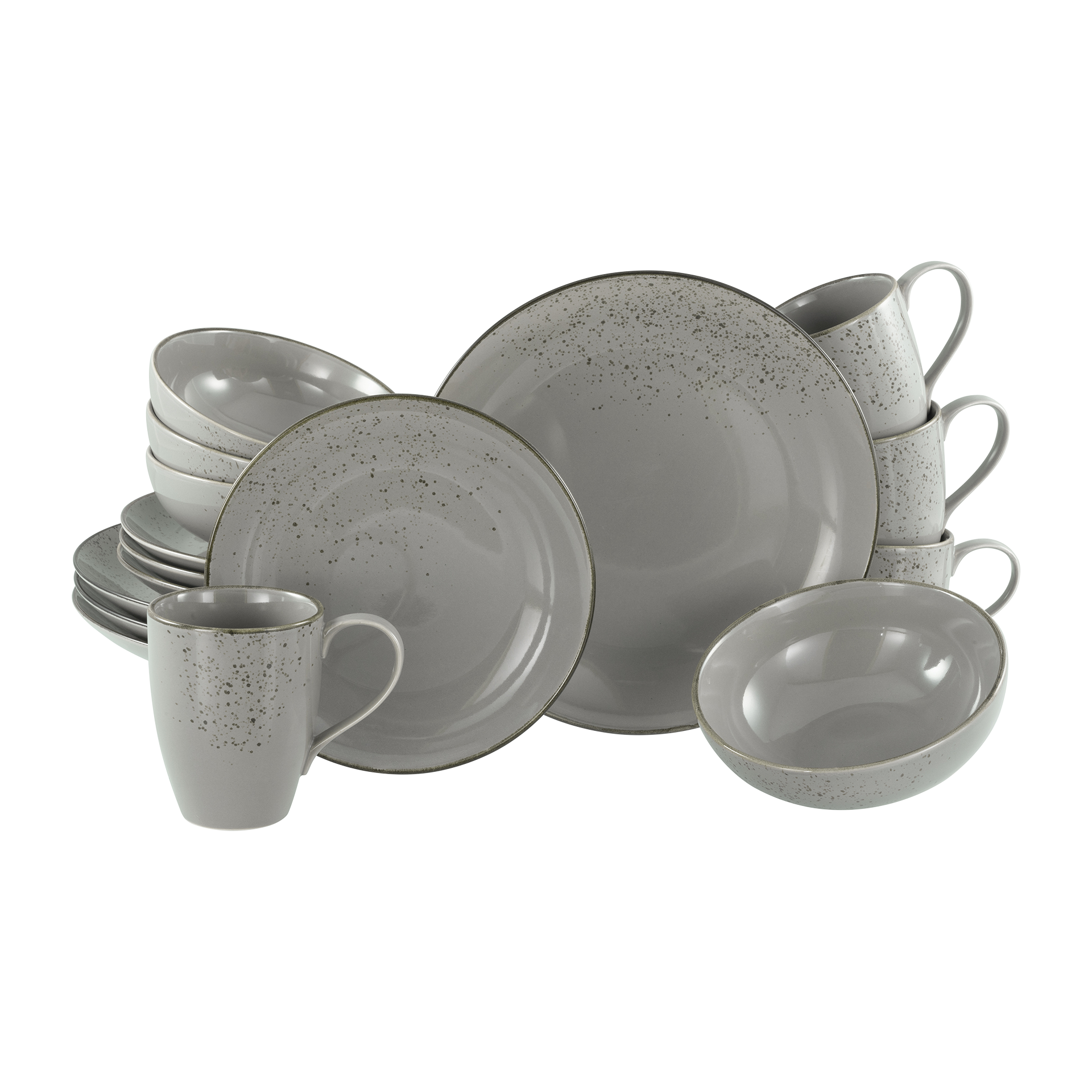 Kombiservice Nature Collection 16-teilig grau Kombiservice Nature Collection 16-teilig grau