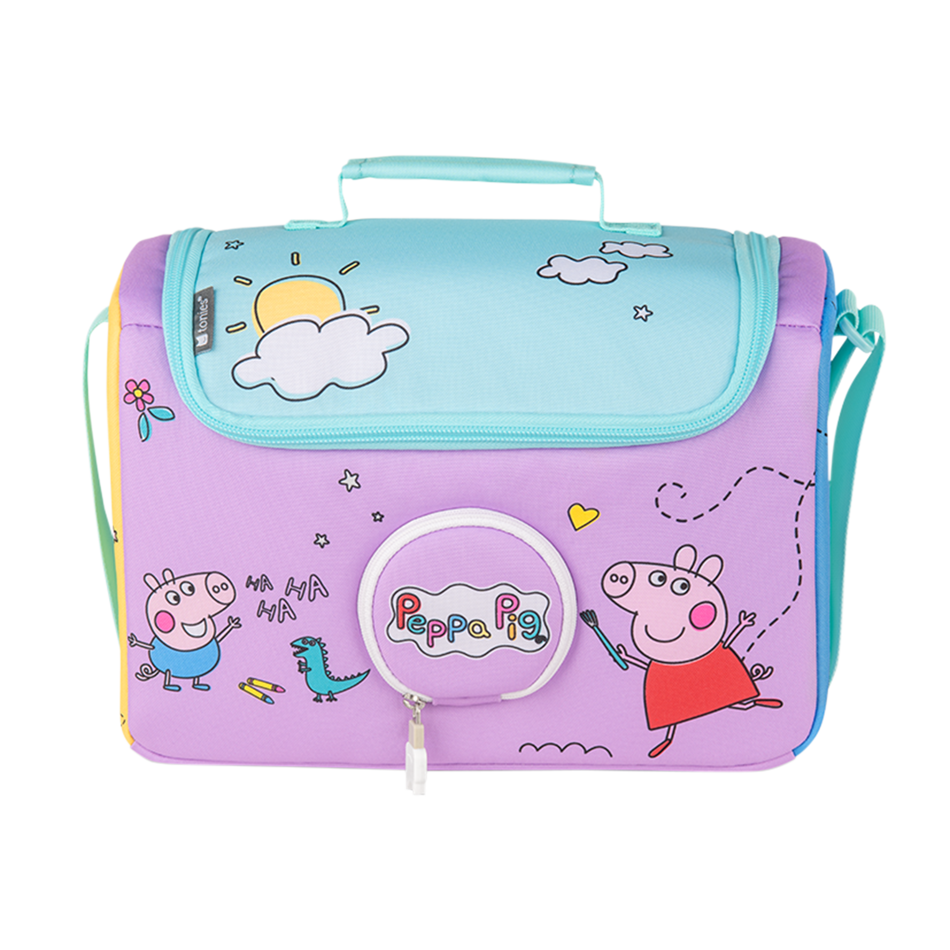 Tasche Peppa Pig Pink Lila Hellblau Tasche Peppa Pig Pink Lila Hellblau