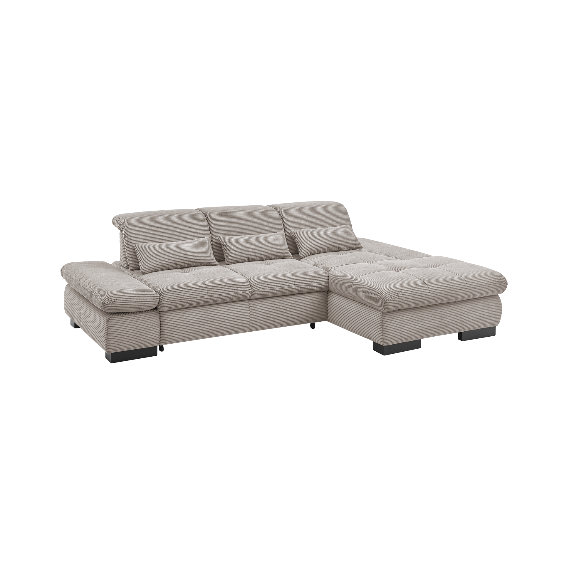 set one by Musterring Ecksofa Cordula Beige Ottomane rechts set one by Musterring Ecksofa Cordula Beige Ottomane rechts