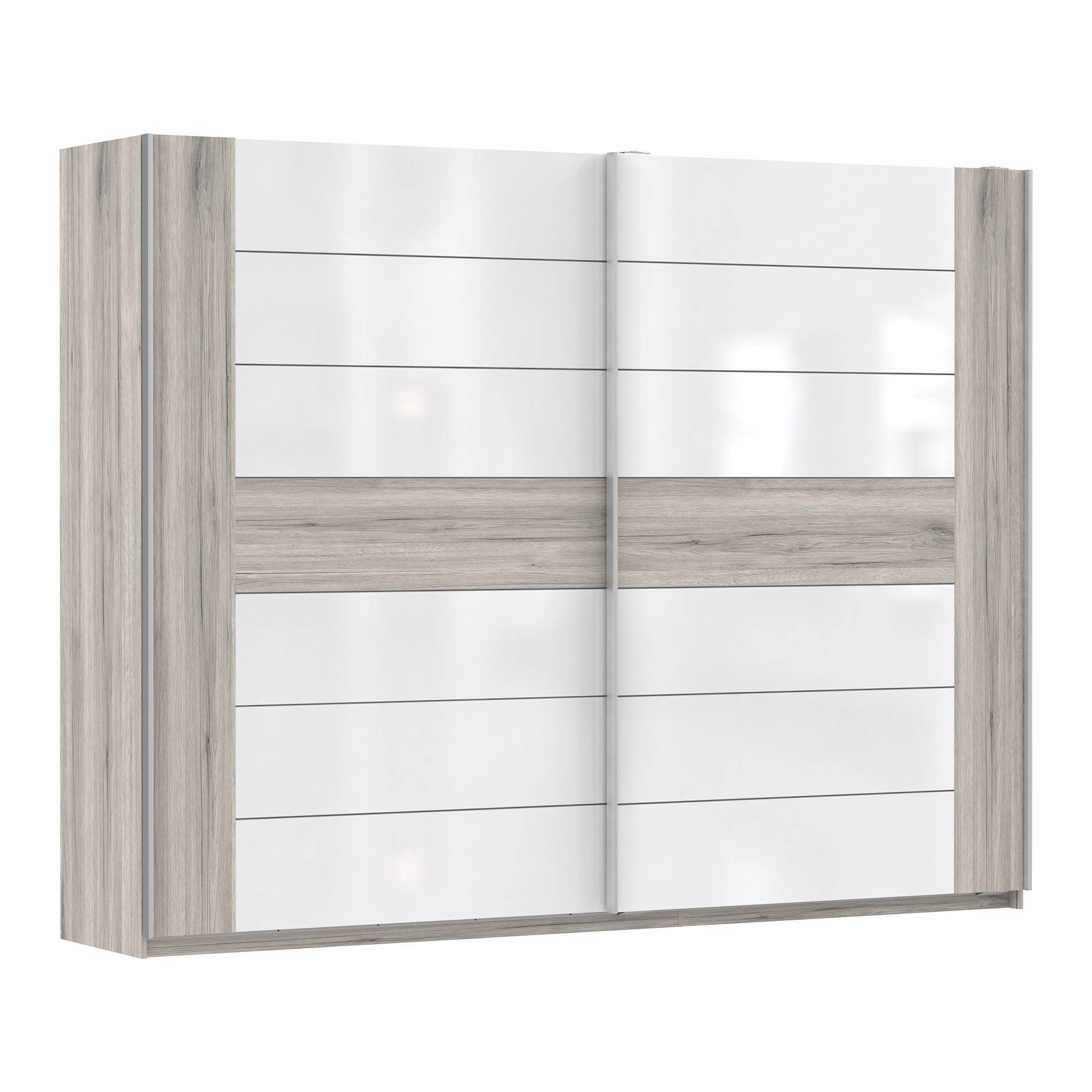 Schwebetürenschrank Rondo Eichefarben 61.2*269.9*209.7