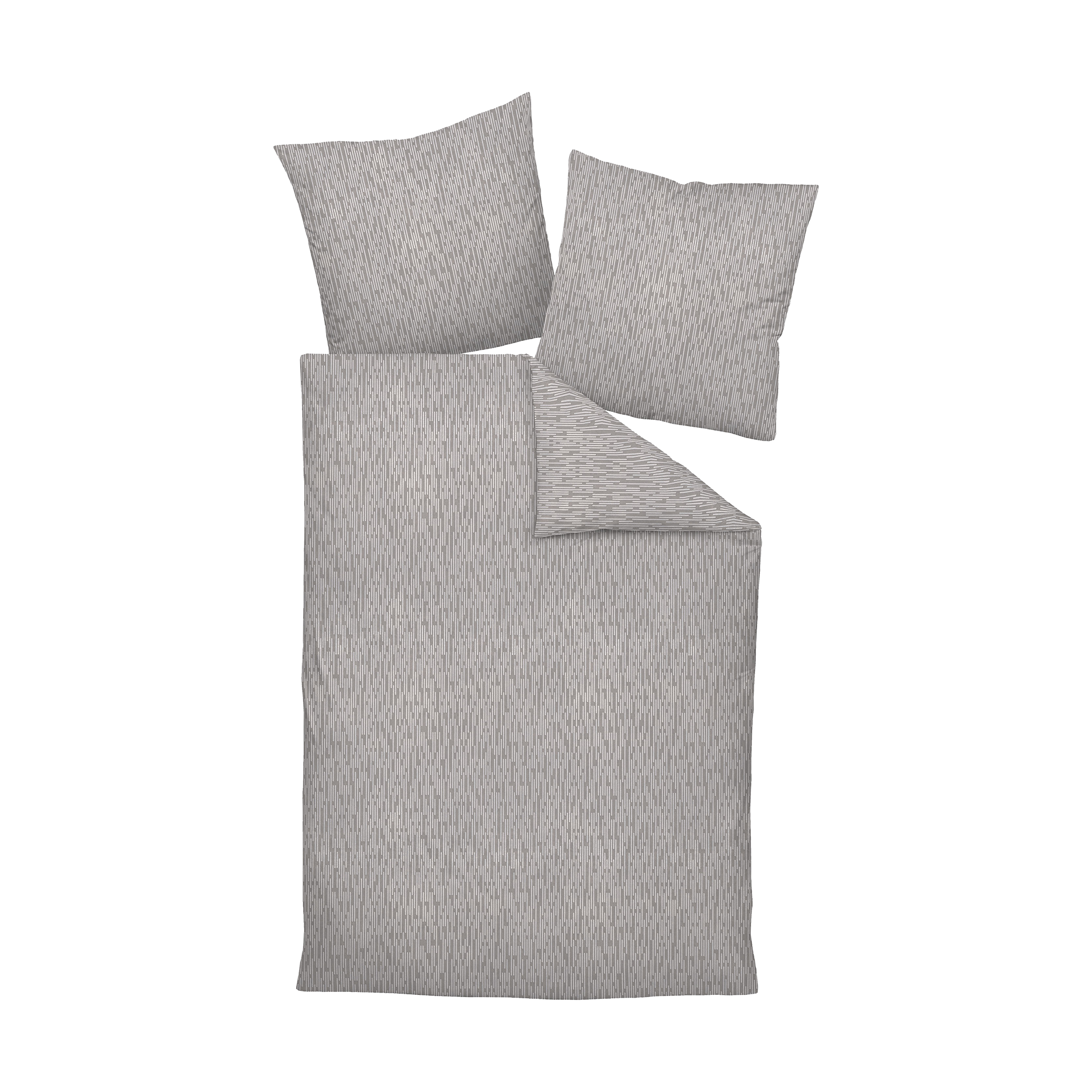 Satin Bettwäsche Milano Taupe 135x200cm Satin Bettwäsche Milano Taupe 135x200cm