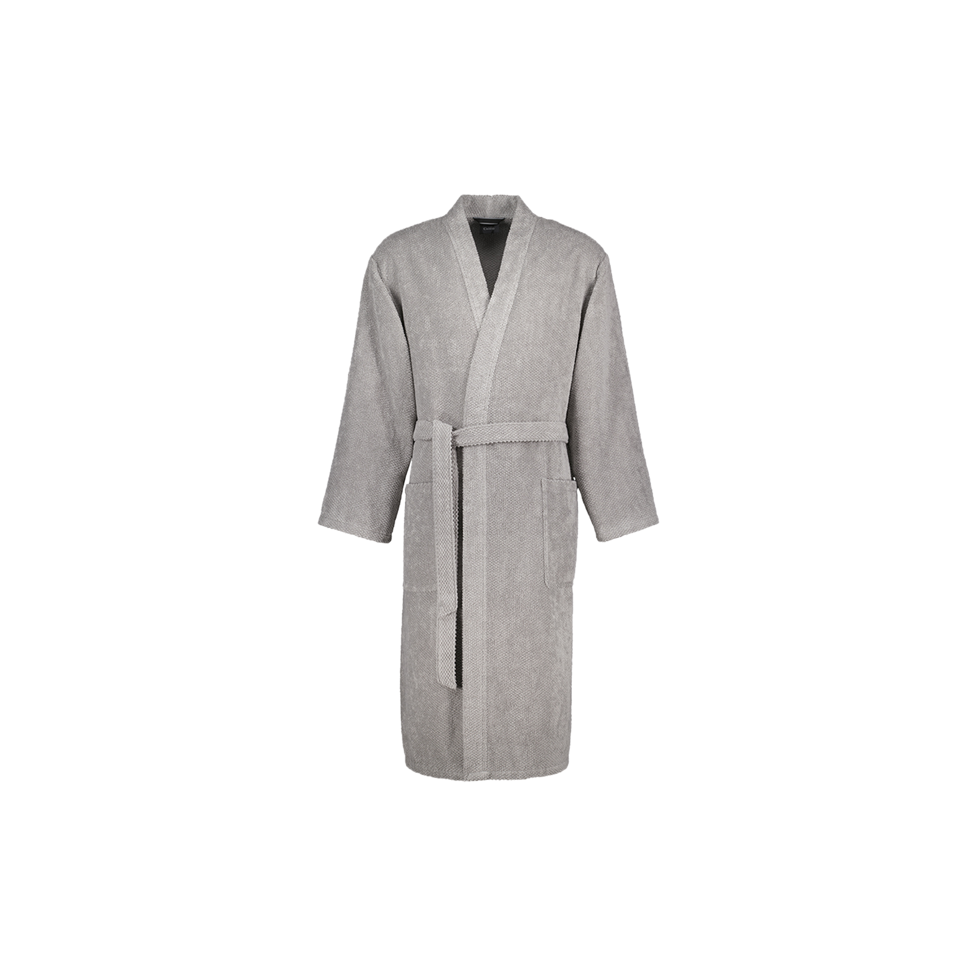 Cawö Bademantel Herren Kimono Stein Cawö Bademantel Herren Kimono Stein