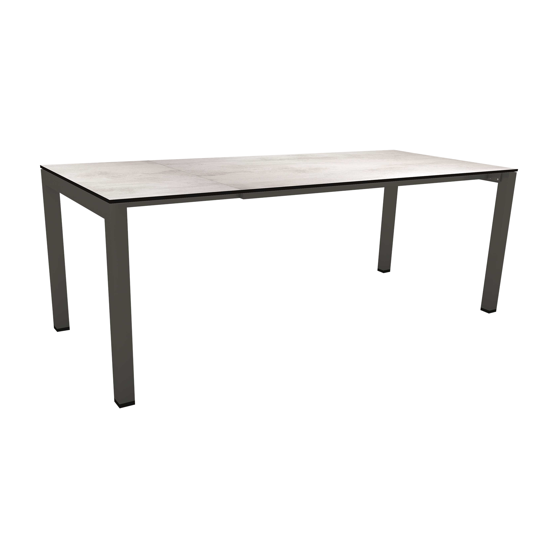 Stern Gartentisch ausziehbar Standard ausziehbar 174*90*75 Tischplatte Zement Hell Gestell Anthrazit Stern Gartentisch ausziehbar Standard ausziehbar 174*90*75 Tischplatte Zement Hell Gestell Anthrazit