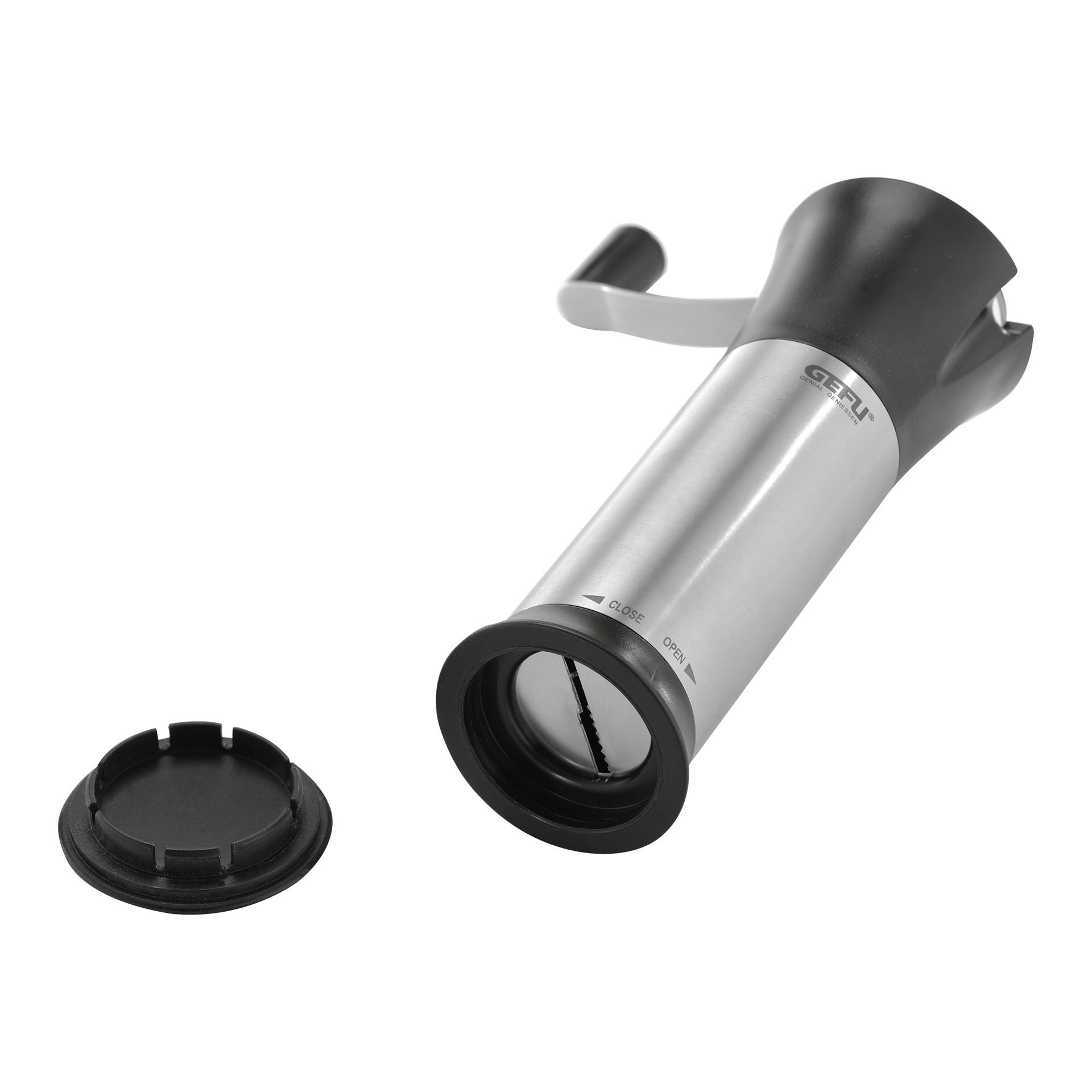 Gefu Muskatmühle Moscata Schwarz-Silber Gefu Muskatmühle Moscata Schwarz-Silber